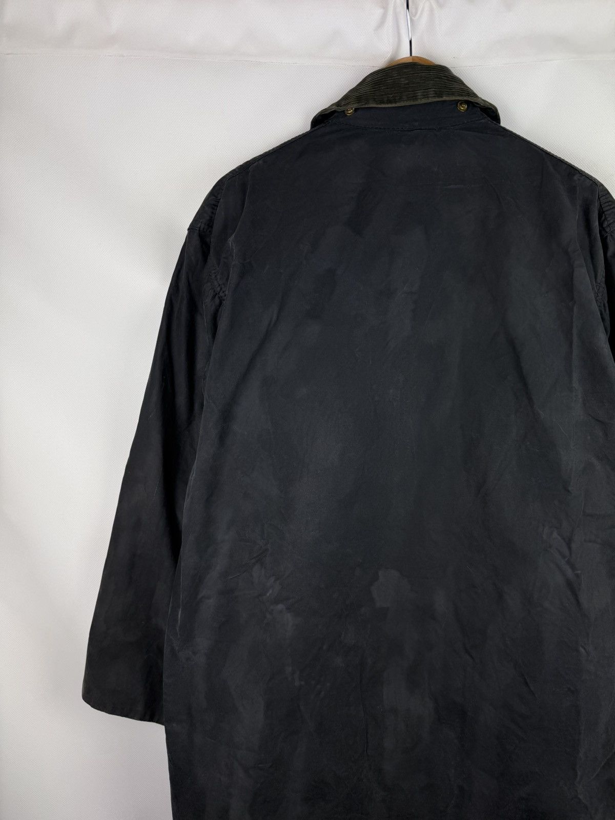 Barbour Barbour A205 Border Vintage Wax Waxed Cotton Hunting Jacket Size US XL / EU 56 / 4 - 15 Thumbnail