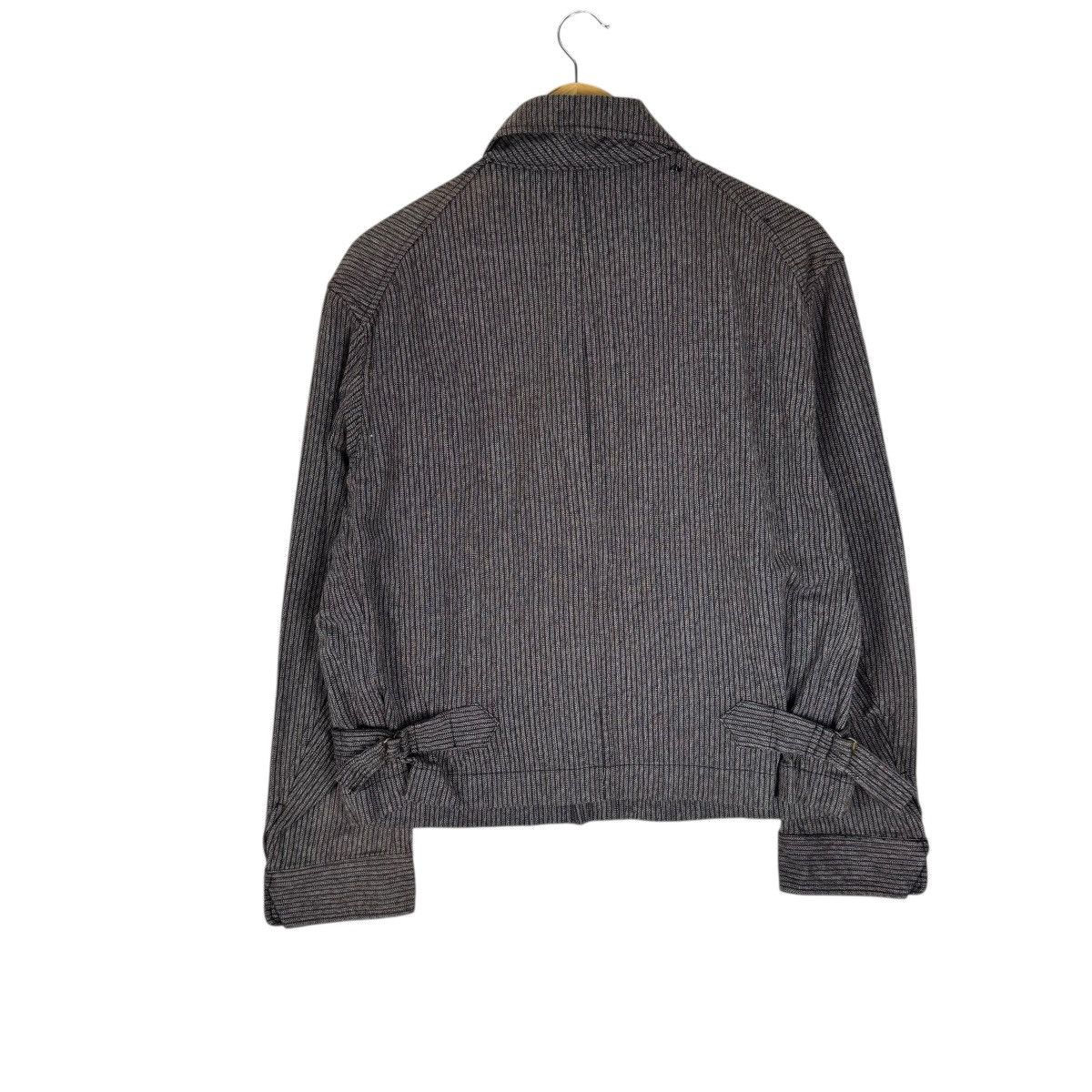 Nepenthes ❄️NEPENTHES HERRINGBONE DENIM BIKER JACKET Size US M / EU 48-50 / 2 - 7 Thumbnail