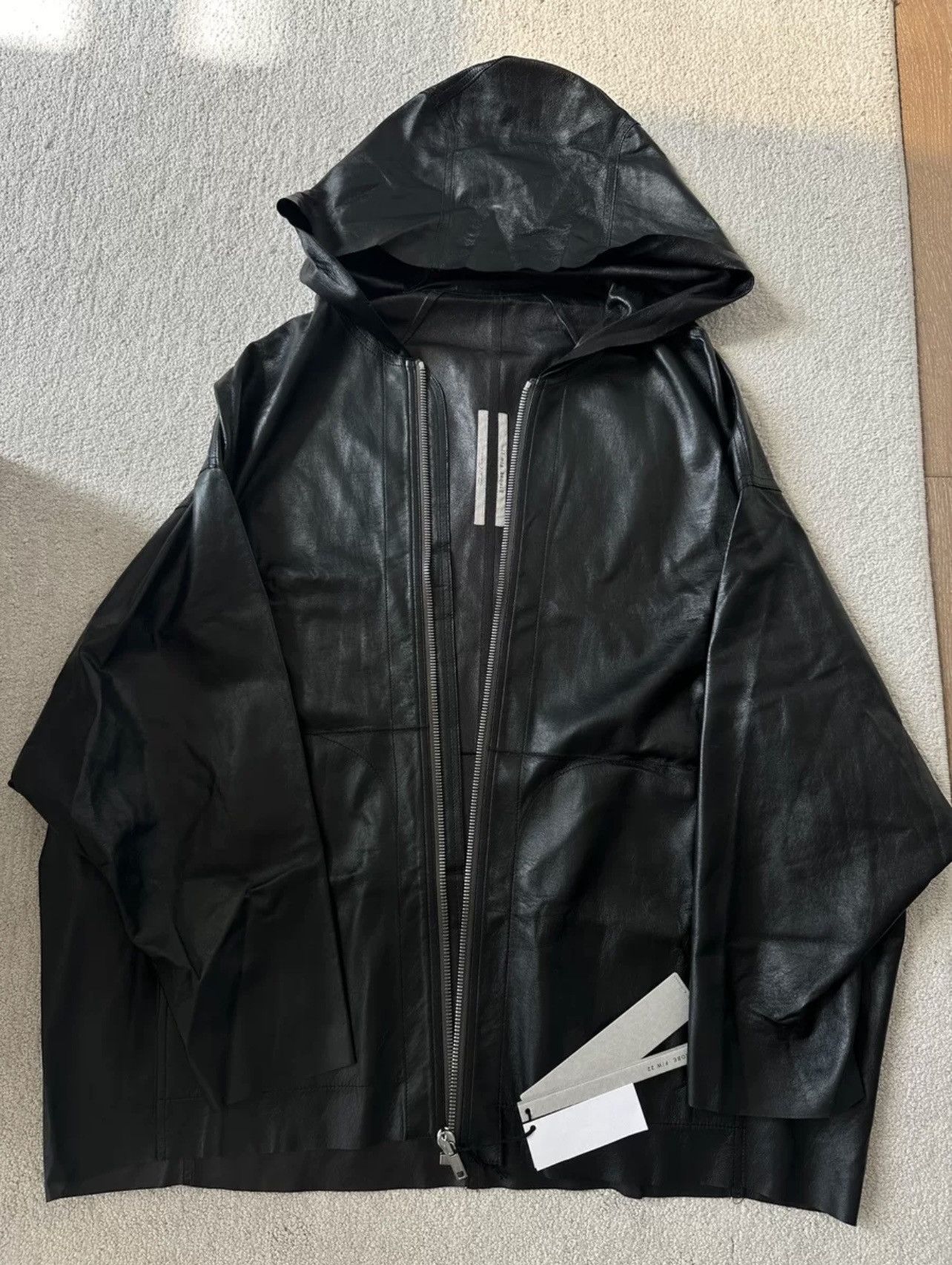 Rick Owens RARE🔥🔥🔥Rick Owen Genuine Lambskin Jacket Size US XS / EU 42 / 0 - 1 Thumbnail