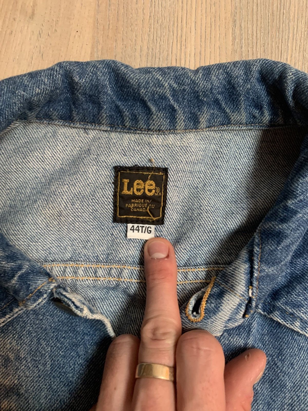 Lee Lee denim jacket 70’s 80’s canada Size US L / EU 52-54 / 3 - 2 Thumbnail
