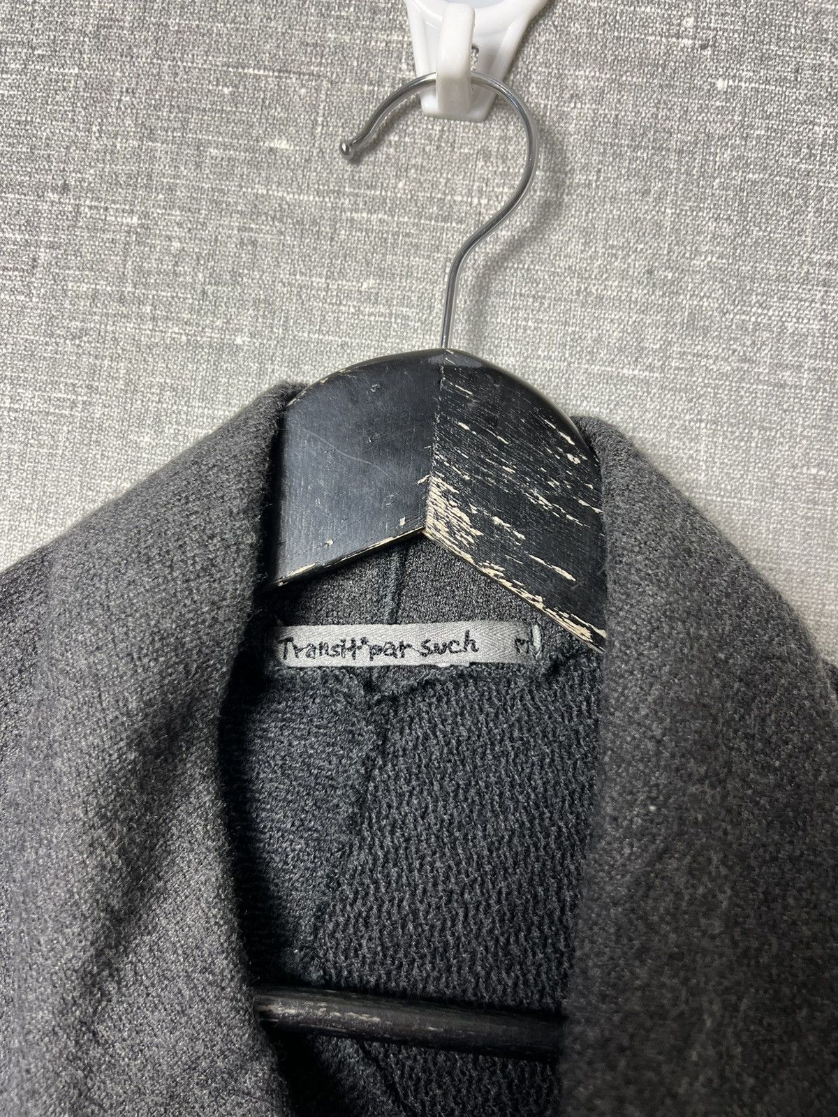 Transit Transit Par Such Asymmetric Zip Cardigan Coat Jacket Size L / US 10 / IT 46 - 7 Thumbnail