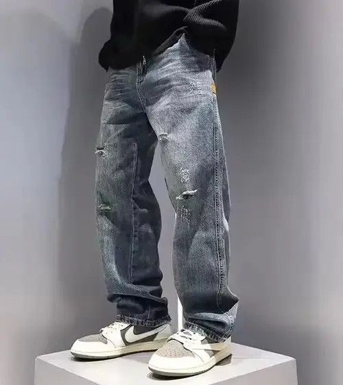 Jean Hirosue x Kaori Distressed Straight jeans Size US 29 - 3 Thumbnail
