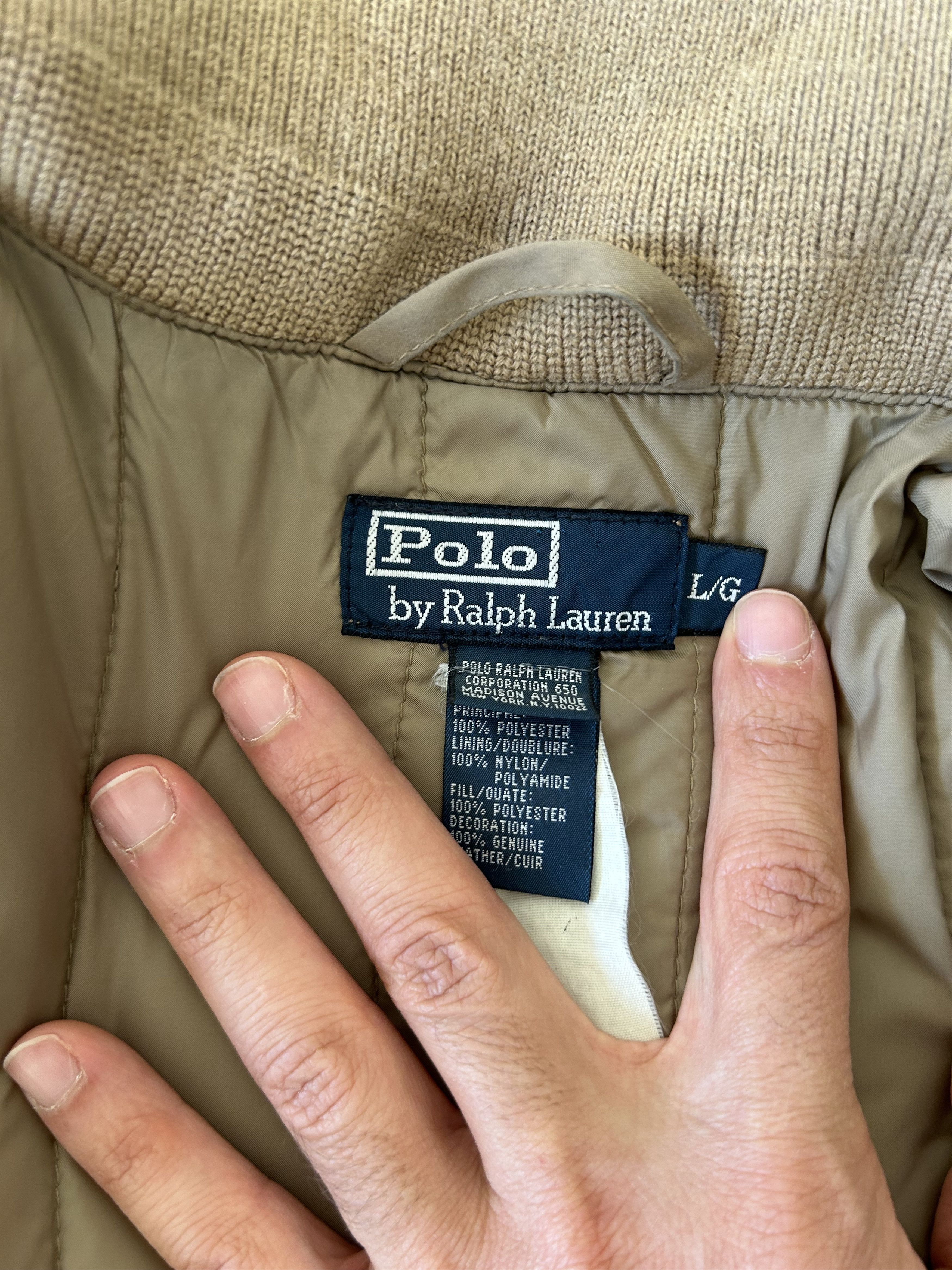 Polo Ralph Lauren Polo Ralph Lauren Insulated Parka Leather Trim Size US L / EU 52-54 / 3 - 5 Thumbnail