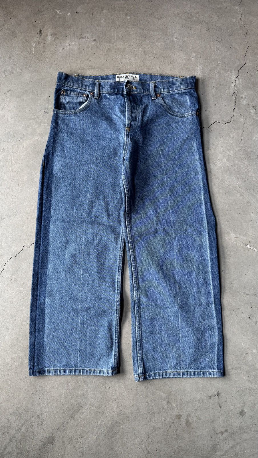 2017 BALENCIAGA BY DEMNA GVASALIA BLUE JEANS