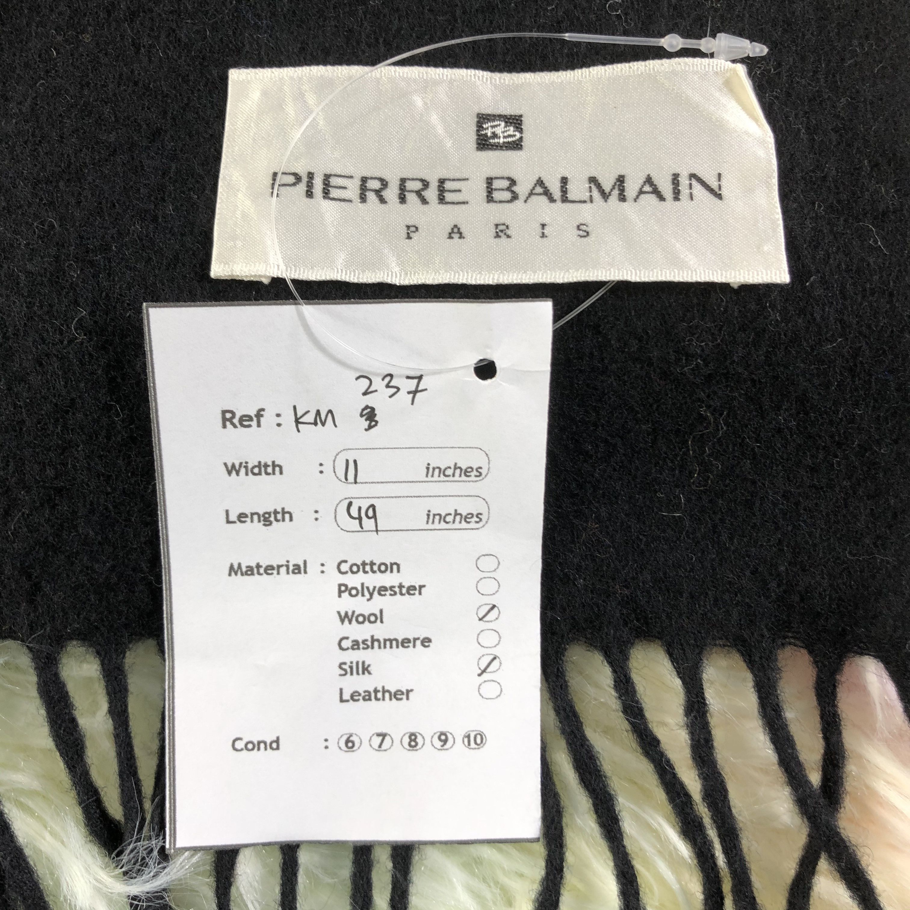 Vintage Pierre Balmain Scarf / Muffler / Neckwear - KM237 Size ONE SIZE - 6 Thumbnail
