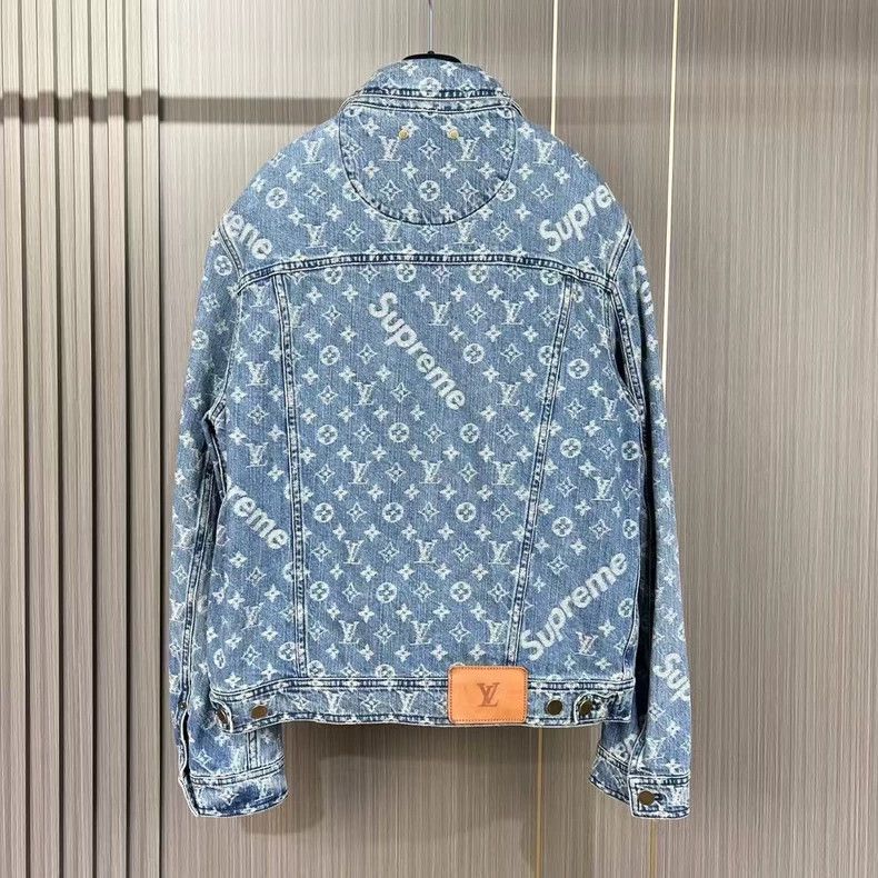 LOUIS VUITTON Supreme full print denim jacket 2504-Nextarro
