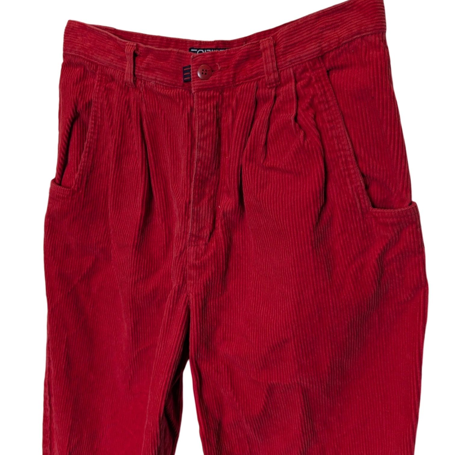 Vintage Vintage ESPRIT Sport Red Corduroy Mom Jeans Sz 13 Size 28" / US 6 / IT 42 - 5 Thumbnail