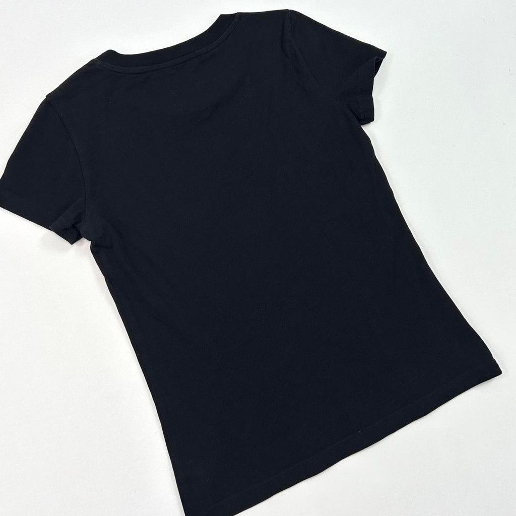 Moschino Moschino black tshirt, white 'FAUXSCHINO' Size S / US 4 / IT 40 - 7 Thumbnail