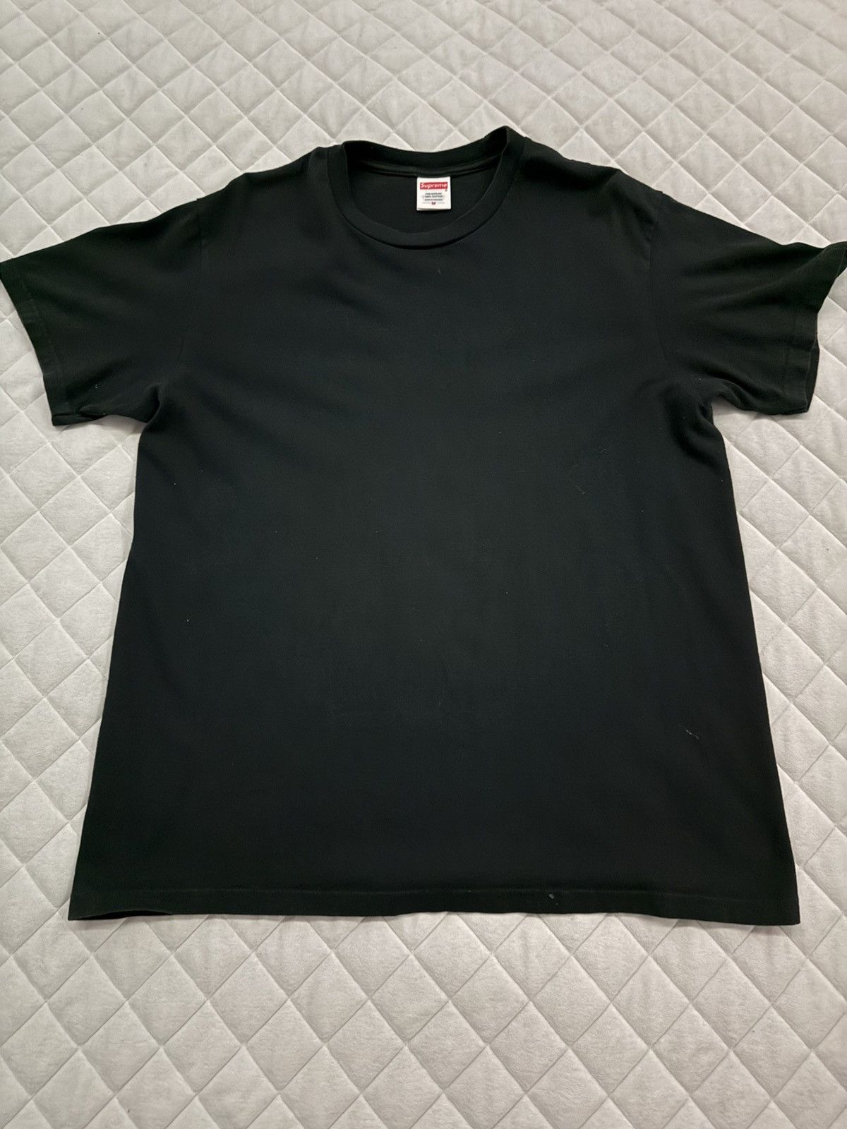 Supreme Supreme ‘Tape’ Black T-Shirt Size US M / EU 48-50 / 2 - 2 Thumbnail