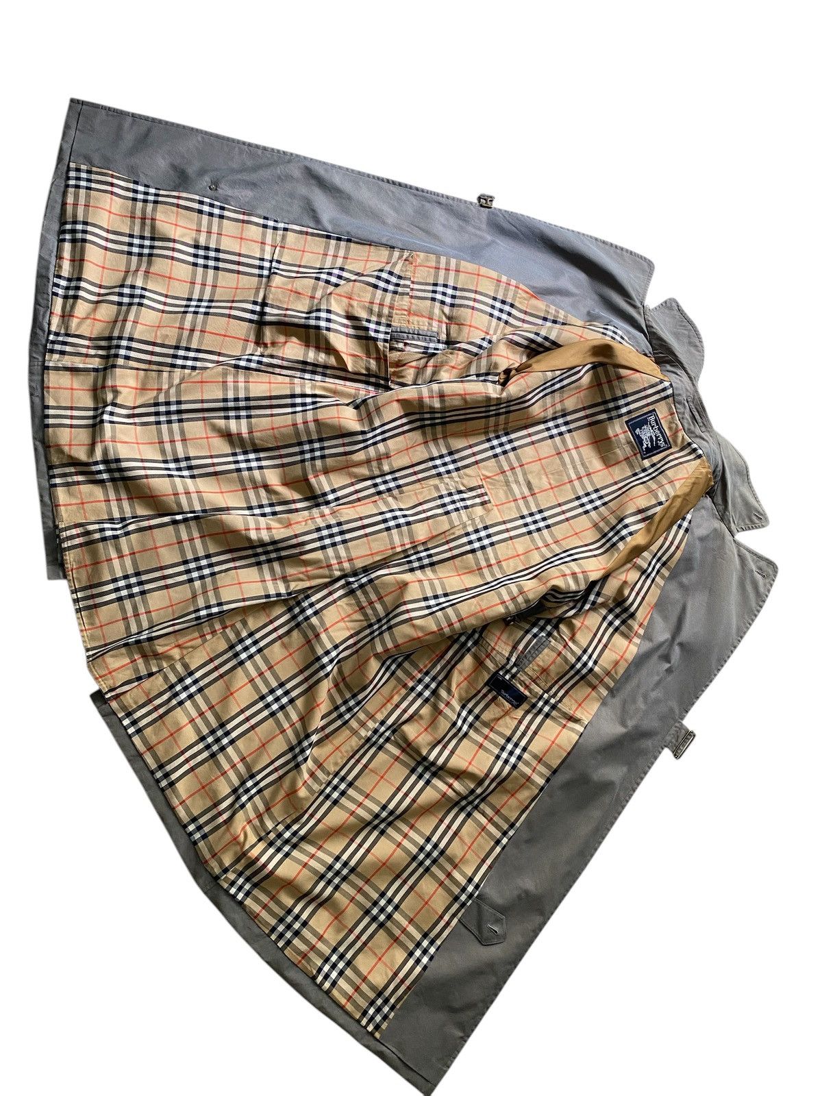 Burberry × Burberry Prorsum × Vintage Vintage BURBERRY TRENCH COAT double linning check plaid Size US L / EU 52-54 / 3 - 13 Thumbnail