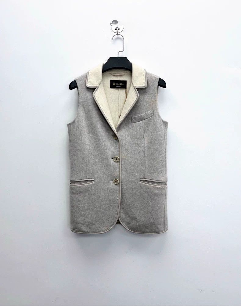 Loro Piana Loro Piana SS25 Cashmere Leather Vest - dmc Size US S / EU 44-46 / 1 - 1 Thumbnail