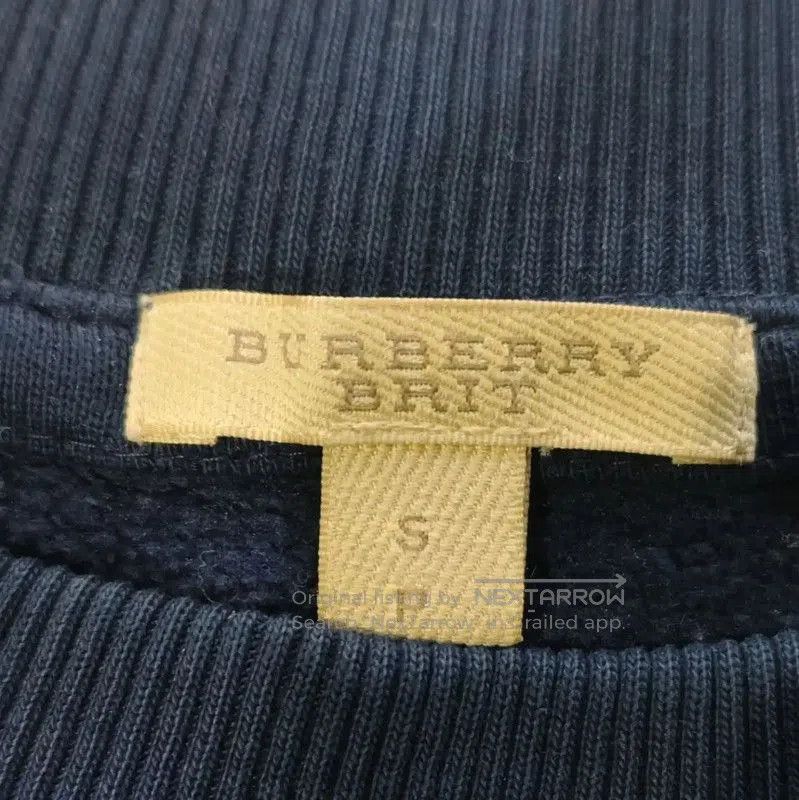 Burberry Burberry Navy Cotton Women's Sweatshirt. Size S / US 4 / IT 40 - 4 Thumbnail