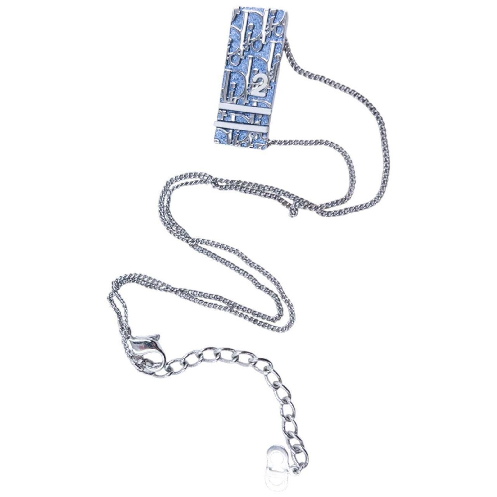 Christian Dior Monsieur Vintage Dior Monogram Number Necklace Size ONE SIZE - 3 Thumbnail