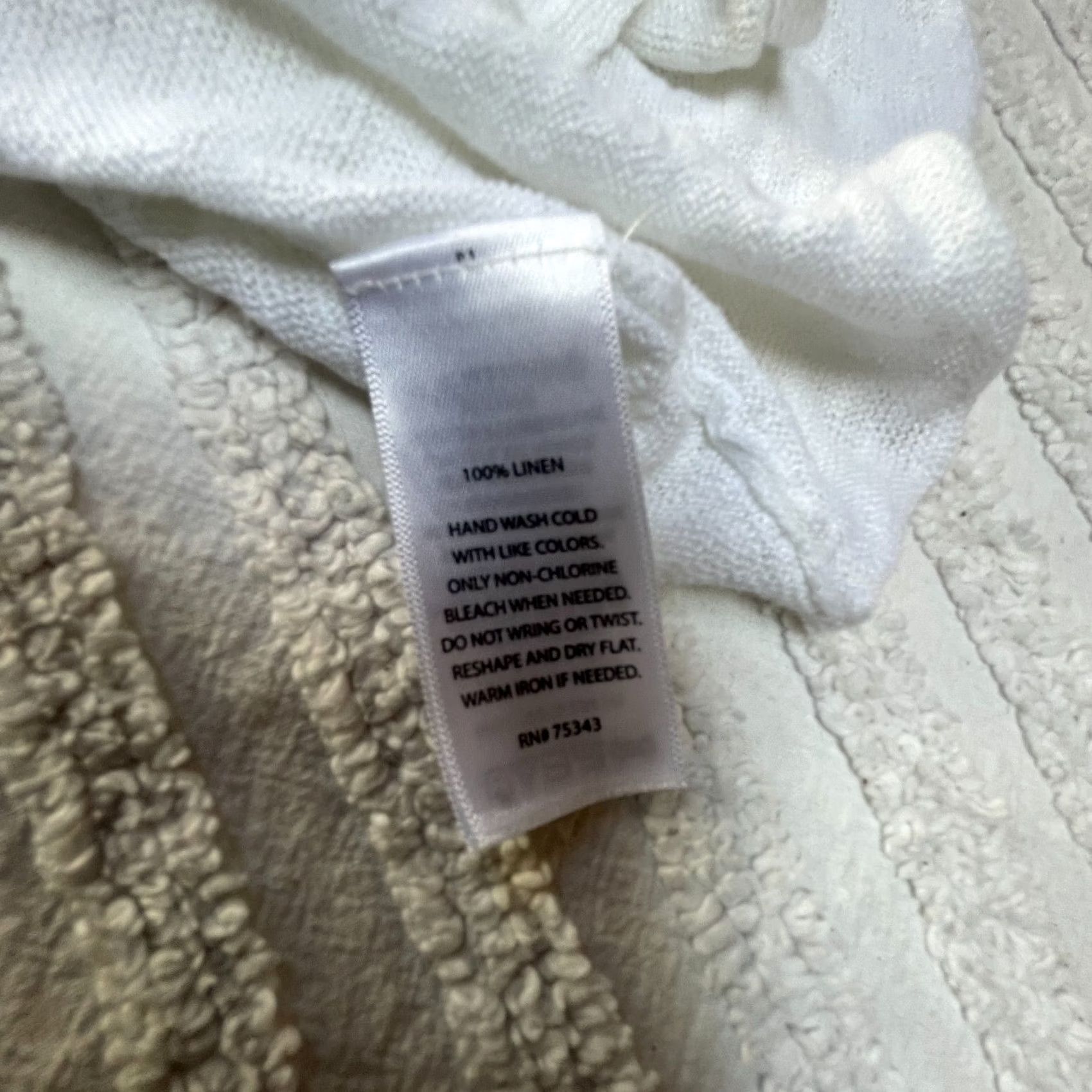 Vintage Kenar Sweater Womens S White Women Short Sleeve Linen Open Front Cardigan Size S / US 4 / IT 40 - 4 Thumbnail