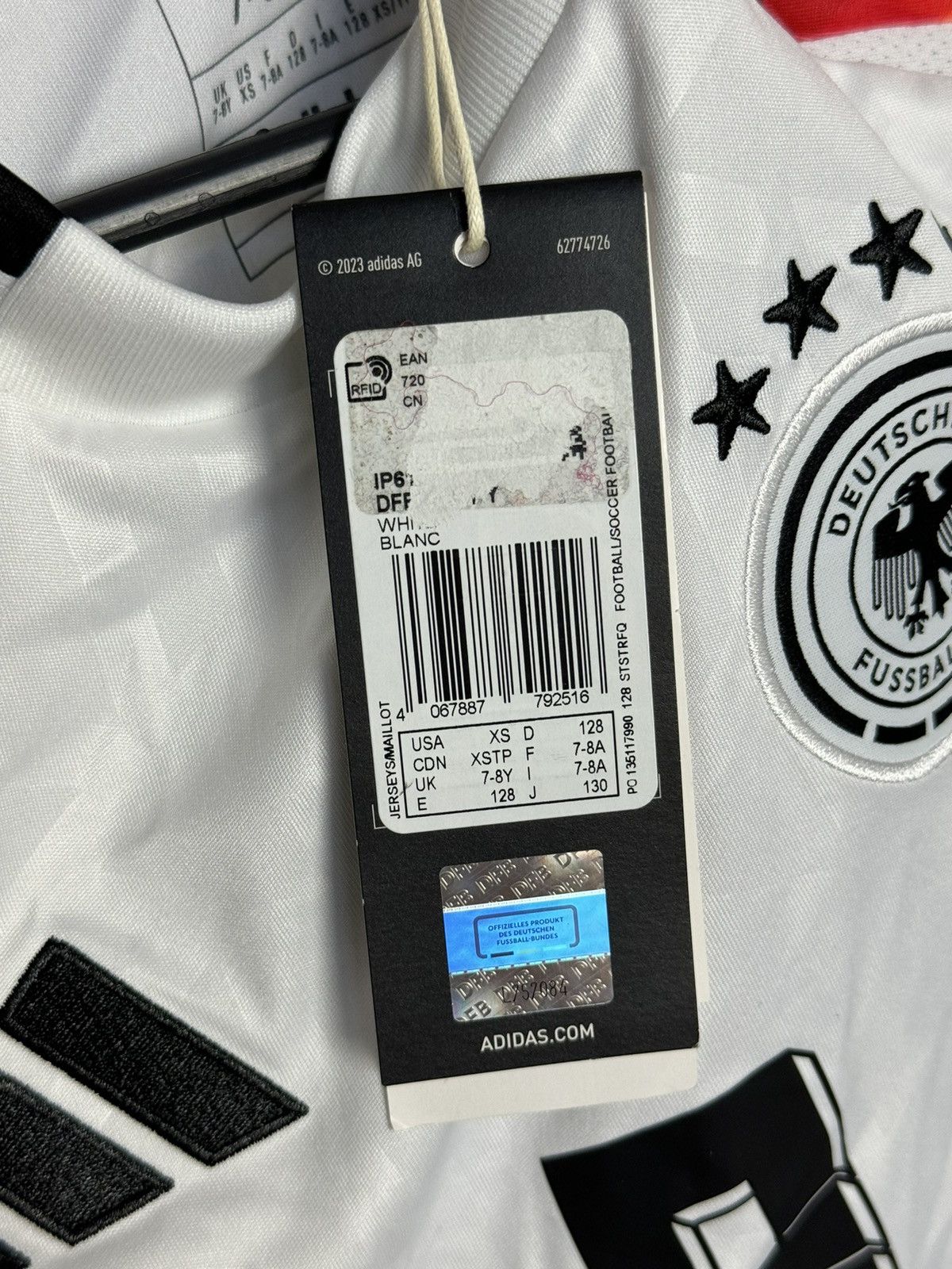 Adidas KIDS New Germany 2024 Home Fullkrug Football Jersey T-Shirt Size US XS / EU 42 / 0 - 11 Thumbnail