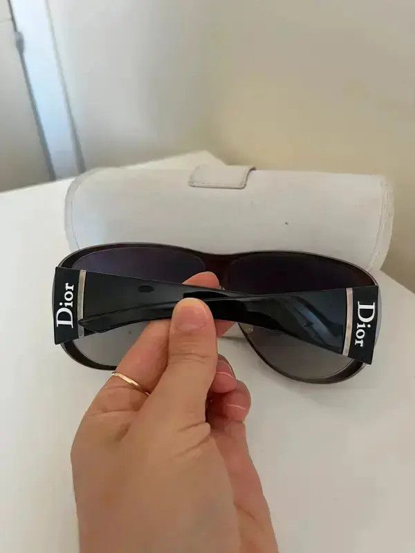 Dior × John Galliano × Vintage DIOR Sunglasses Ski 1 Galliano Era 2003 Wrap Shield Mask Ski Size ONE SIZE - 2 Thumbnail