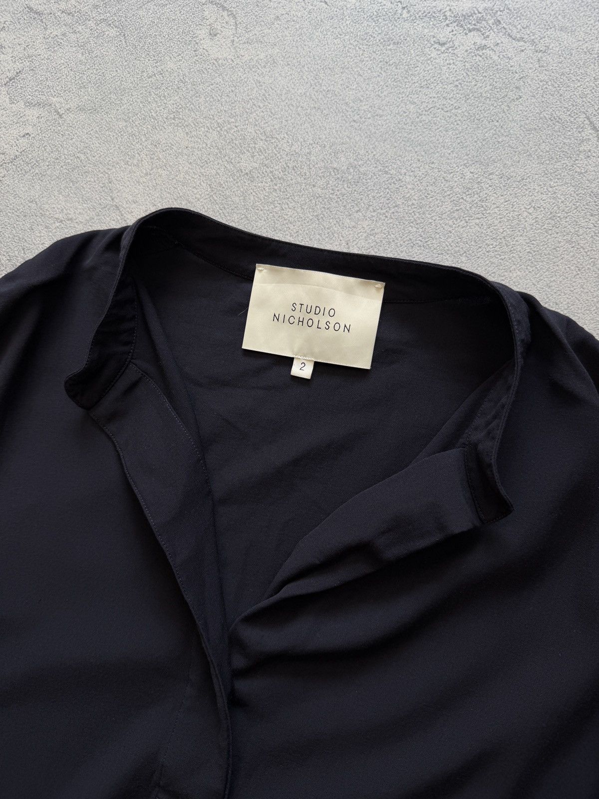 Studio Nicholson Studio Nicholson Blouse Oversize Overshirt Size XS / US 0-2 / IT 36-38 - 2 Thumbnail