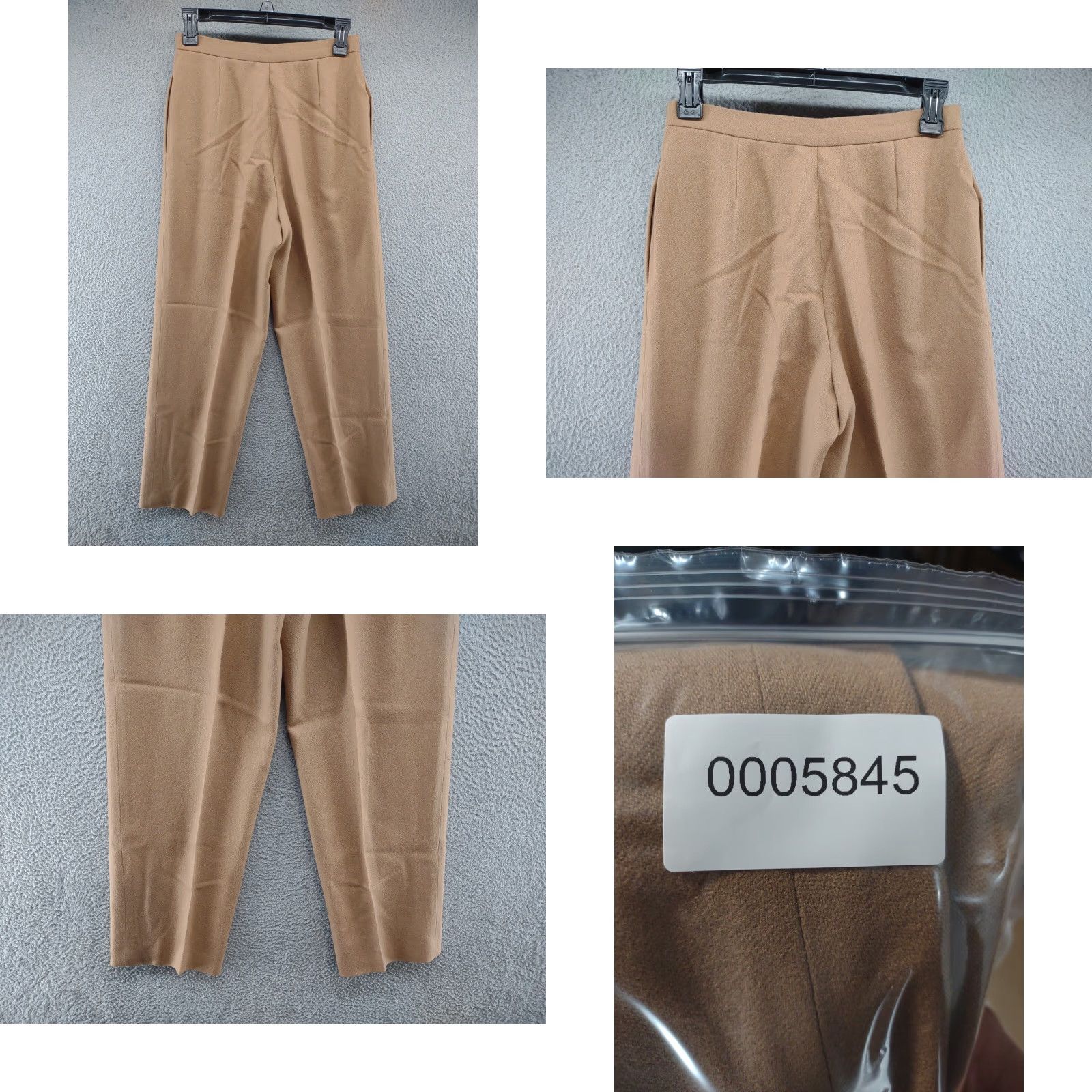 Vintage VTG JH Collectibles Wool Women's Pleated Union Made Dress Pants Measure 26x27 Size 34" / US 12 / IT 48 - 8 Thumbnail