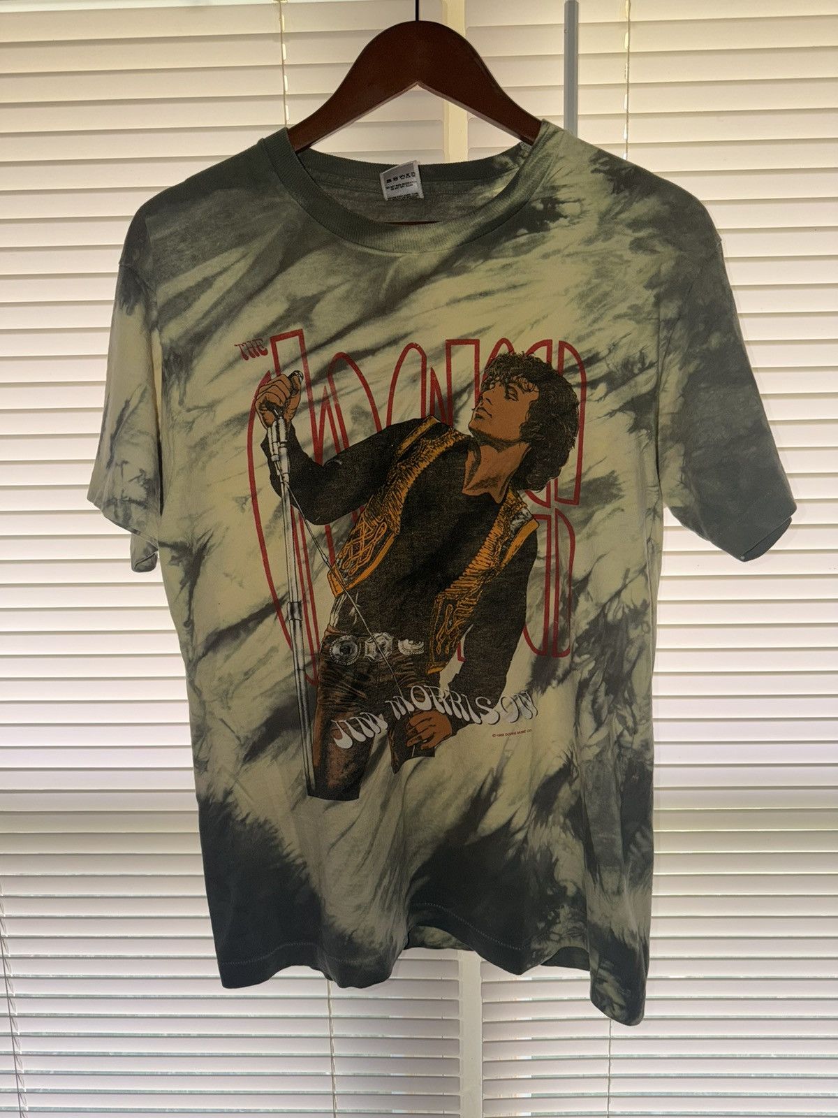 Band Tees Rare Vintage 1988 The Doors Jim Morrison tee Single Stitch Size US L / EU 52-54 / 3 - 1 Thumbnail