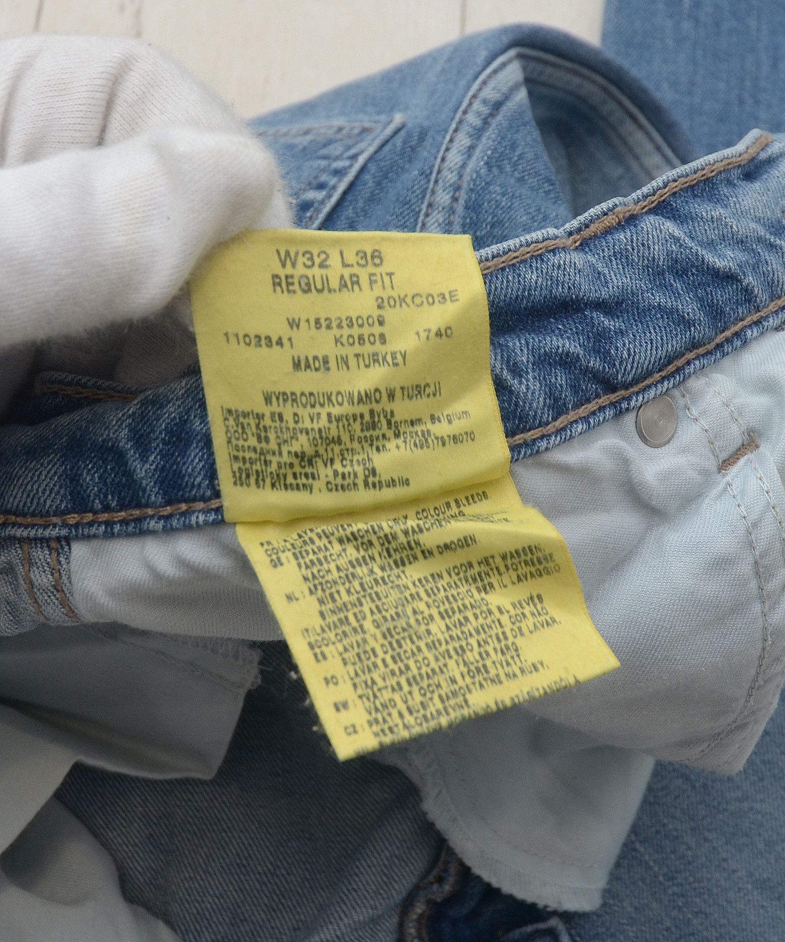 Vintage × Wrangler Vintage Y2K Wrangler Long Jeans 32x36 Distressed Light Wash Size US 32 / EU 48 - 11 Thumbnail