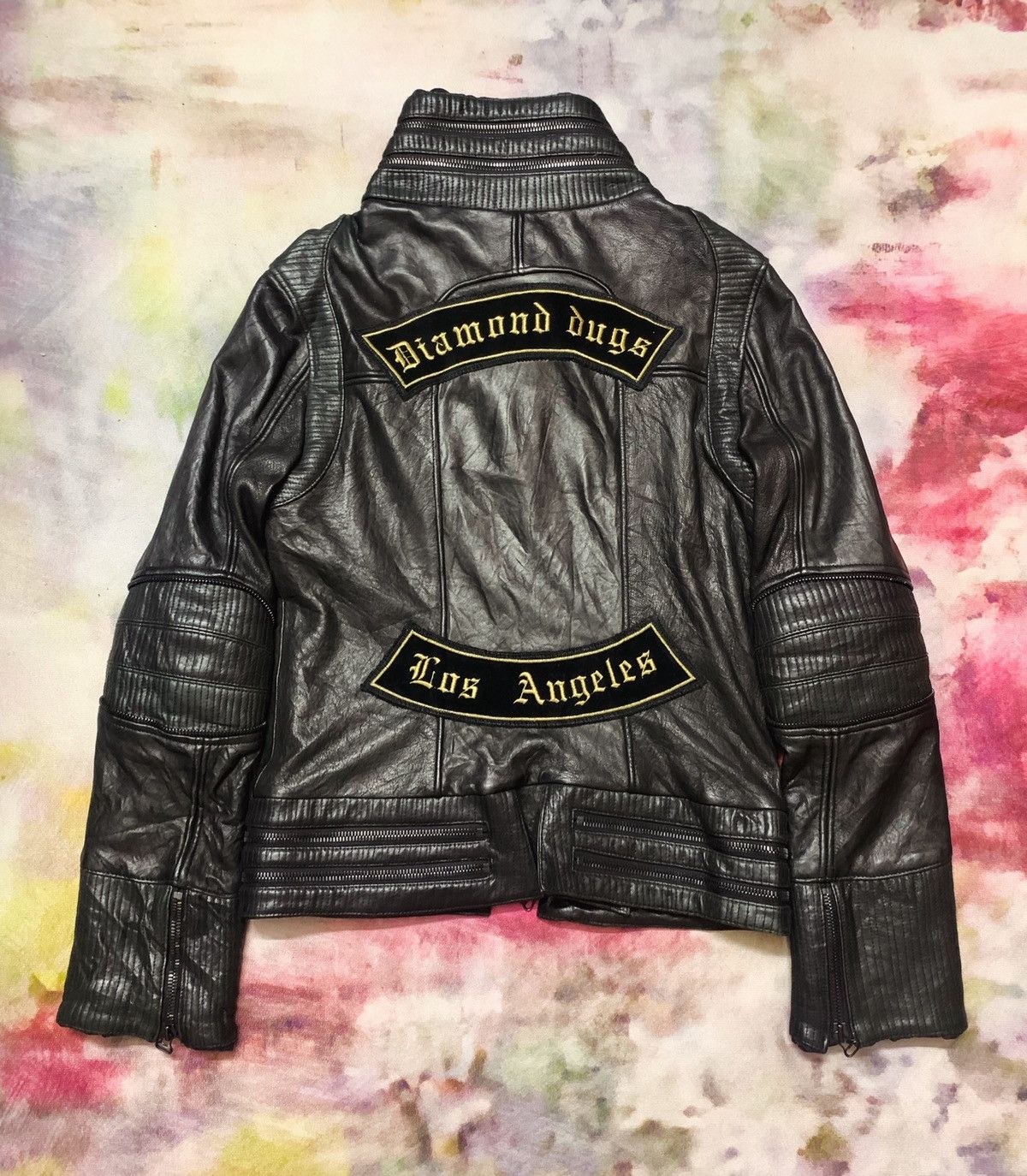 Tornado Mart Diamond Dogs x Cosa Nostra Cyberpunk Cropped Leather Biker Size US S / EU 44-46 / 1 - 3 Thumbnail