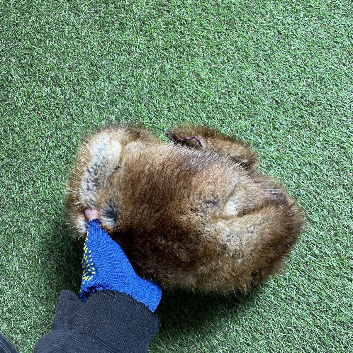 Vintage Vintage 90s Archive Fox Fur Trapper Hat Coldwear Worn In OS Size ONE SIZE - 10 Thumbnail