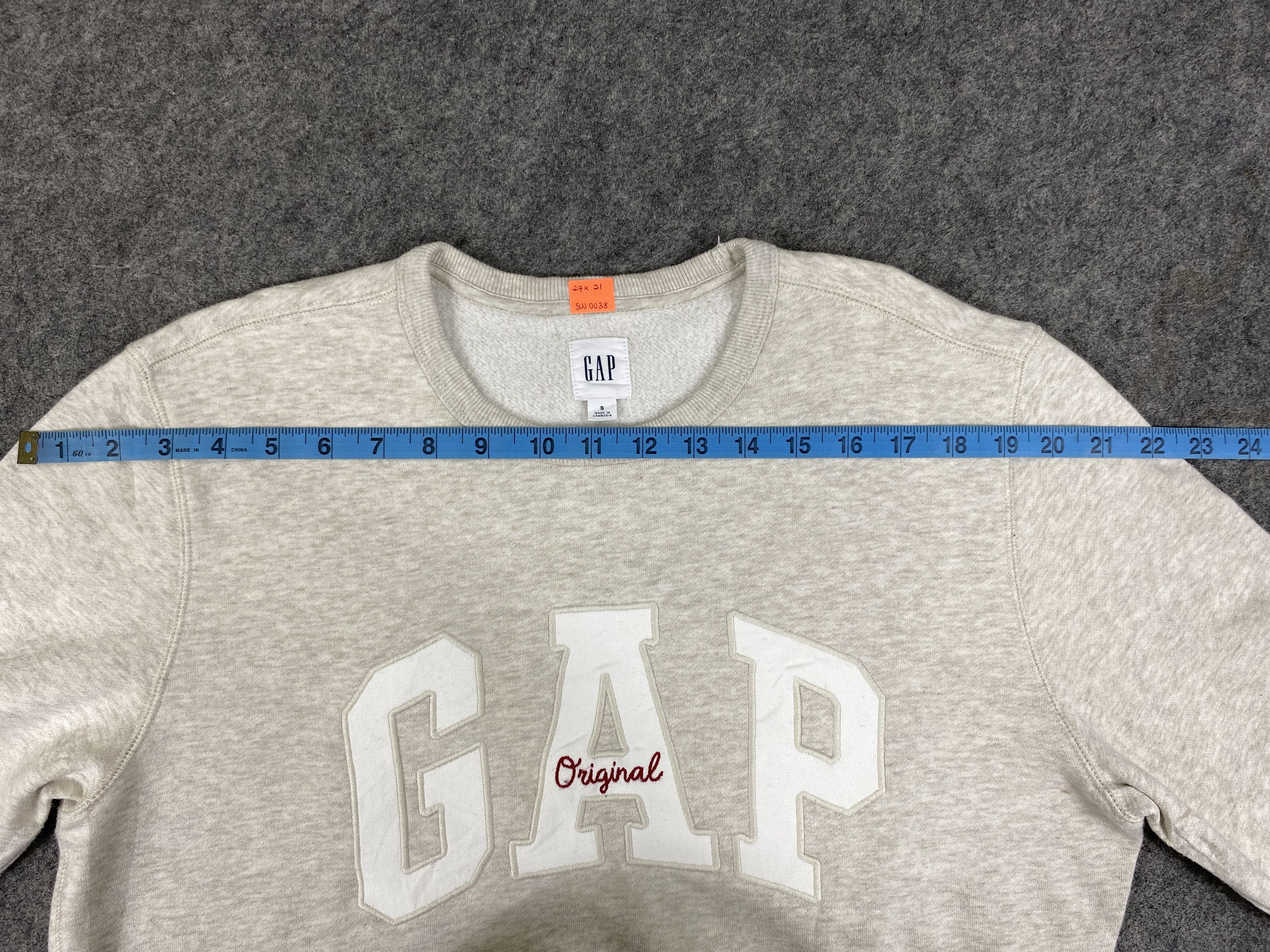 Gap Vintage GAP Spell Out Sweatshirt -SW038 Size US S / EU 44-46 / 1 - 3 Thumbnail