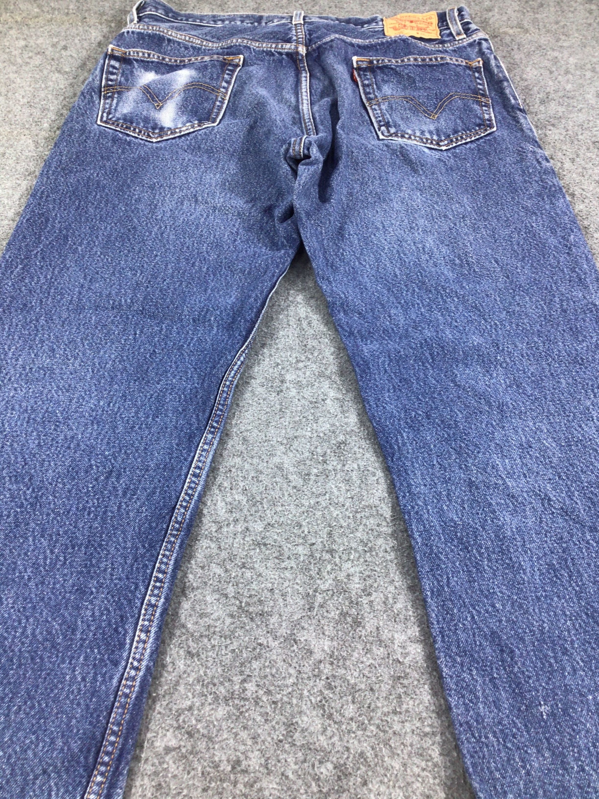 Levi's Vintage Levis 505 Jeans Faded Blue Denim KJ169 Size US 36 / EU 52 - 4 Thumbnail