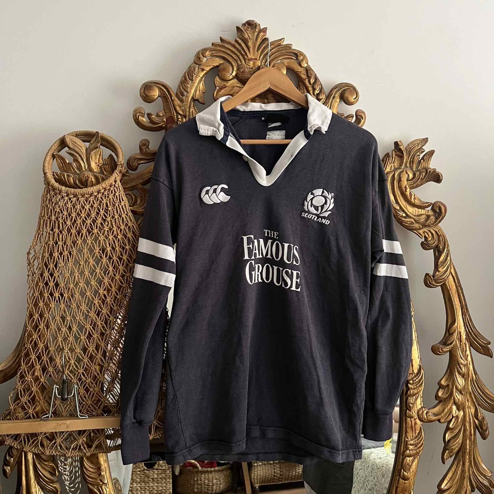 Canterbury of New Zealand × Vintage Canterbury Of New Zealand Scotland vintage Rugby jersey Sz L Size US L / EU 52-54 / 3 - 1 Thumbnail