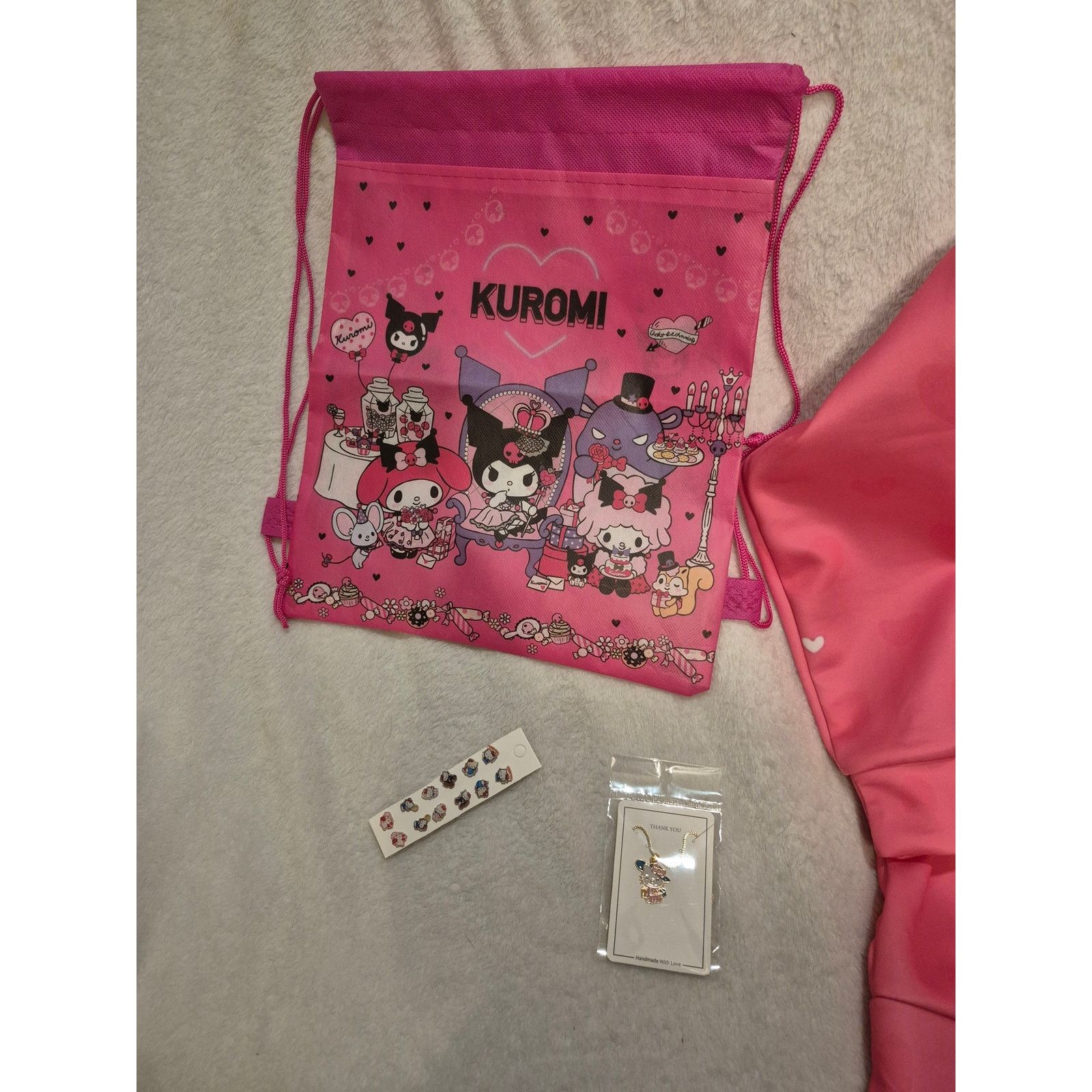 Other Hello Kitty Pink Hoodie Bundle, Kuromi Bag & Jewelry Size L / US 10 / IT 46 - 4 Thumbnail
