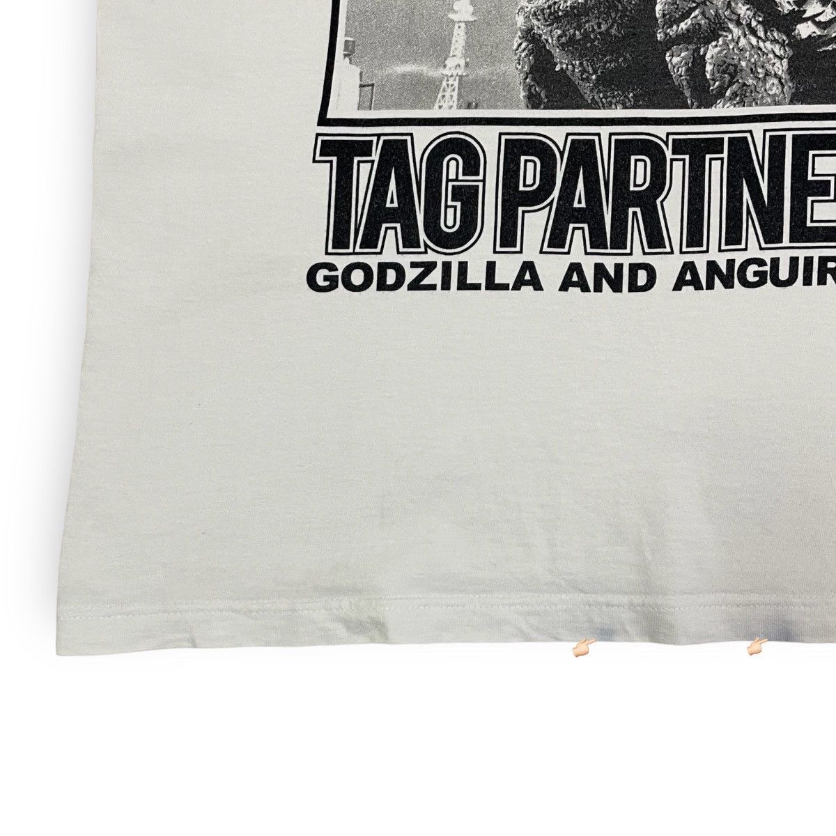 Japanese Brand Vintage Godzilla & Anguirus Cospa Rarely Tag Find Size US L / EU 52-54 / 3 - 3 Thumbnail