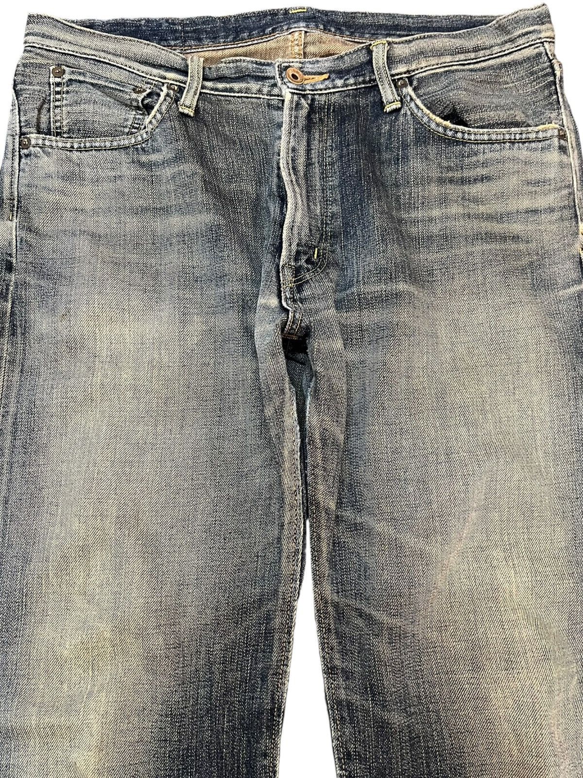 Edwin Vintage Edwin 505zx Mudwash Faded Grunge Denim Size US 35 - 2 Thumbnail