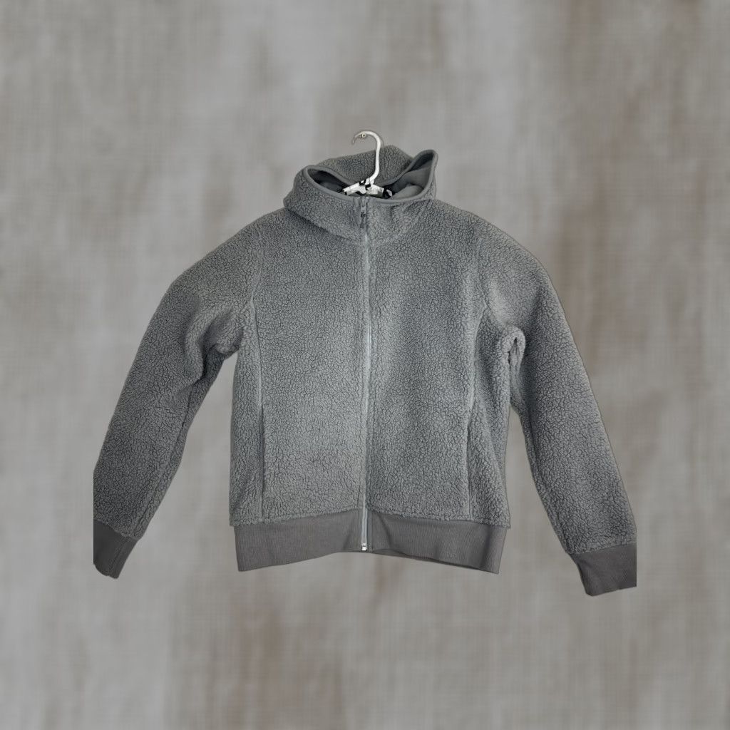 Uniqlo Uniqlo Hoodie Womens M Gray Full Zip Fleece Polyester Streetwear Activewear Club 90s Womens Size M / US 6-8 / IT 42-44 - 1 Thumbnail