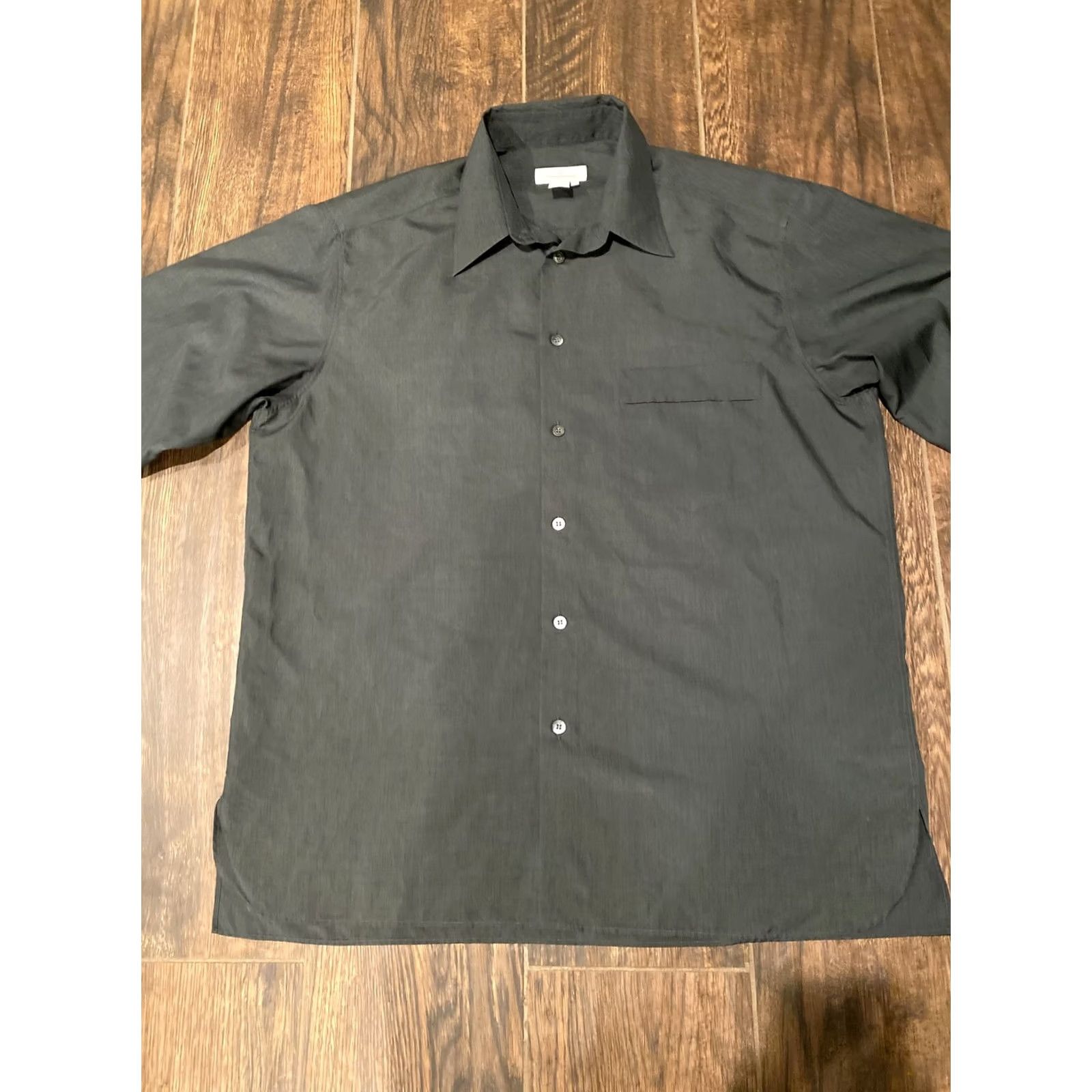 Ermenegildo Zegna VINTAGE Ermenegildo Zegna Mens XL Button-Up Shirt in Green Size US XL / EU 56 / 4 - 4 Thumbnail