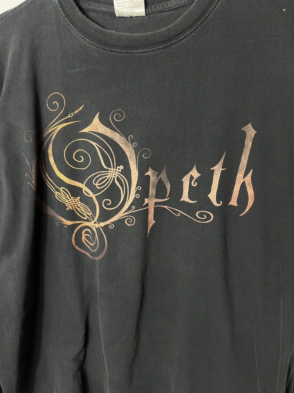 Band Tees Vintage rare 2006 Opeth Long Sleeve Metal Tour Band Size US L / EU 52-54 / 3 - 2 Thumbnail