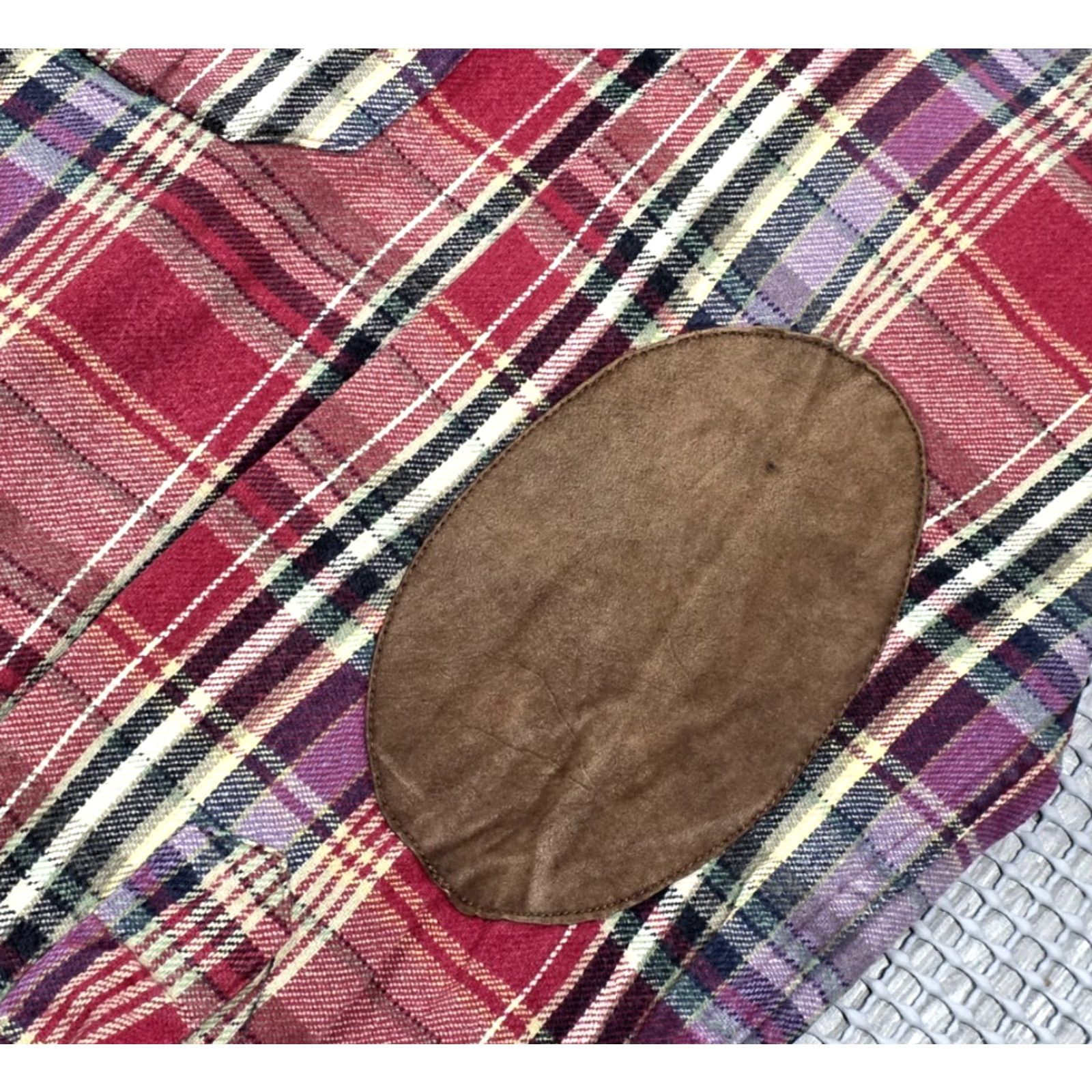 Polo Ralph Lauren Vtg Polo Ralph Lauren Shirt Men L Plaid Button Up Flannel Elbow Patch Hunting Size US L / EU 52-54 / 3 - 6 Thumbnail