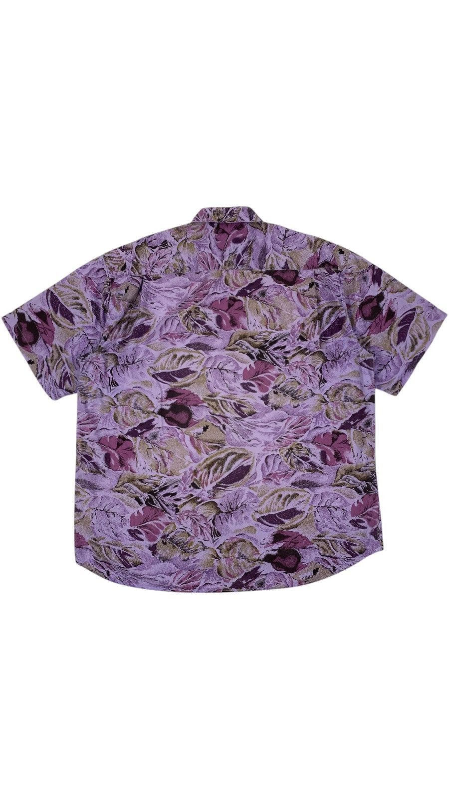 Vintage Vintage 80s Abstract Leafs Crazy Party Festival Shirt Size US XL / EU 56 / 4 - 2 Thumbnail