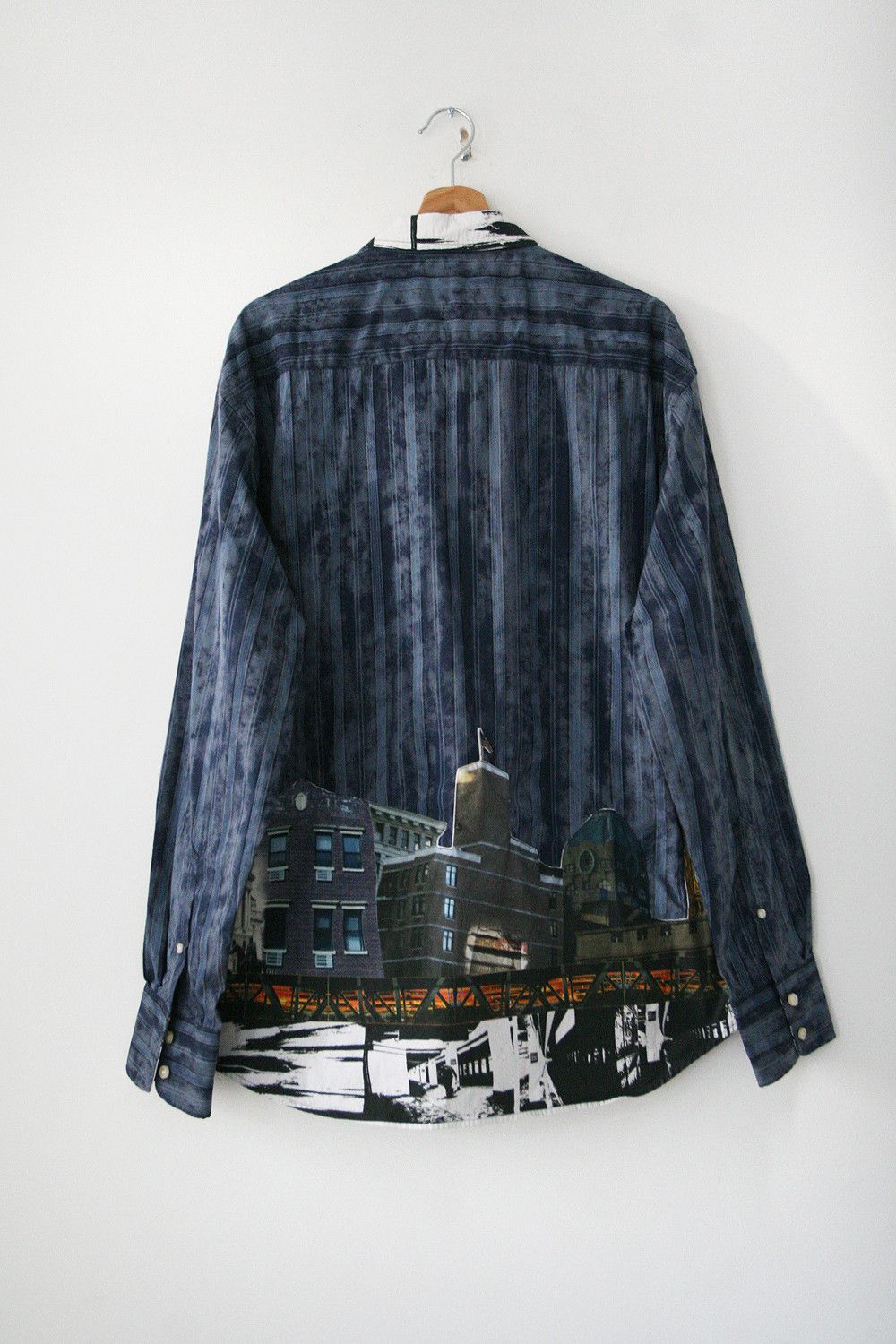 Robert Graham Robert Graham Rare Vintage avant garde Print Designer Shirt Size US XXL / EU 58 / 5 - 7 Thumbnail