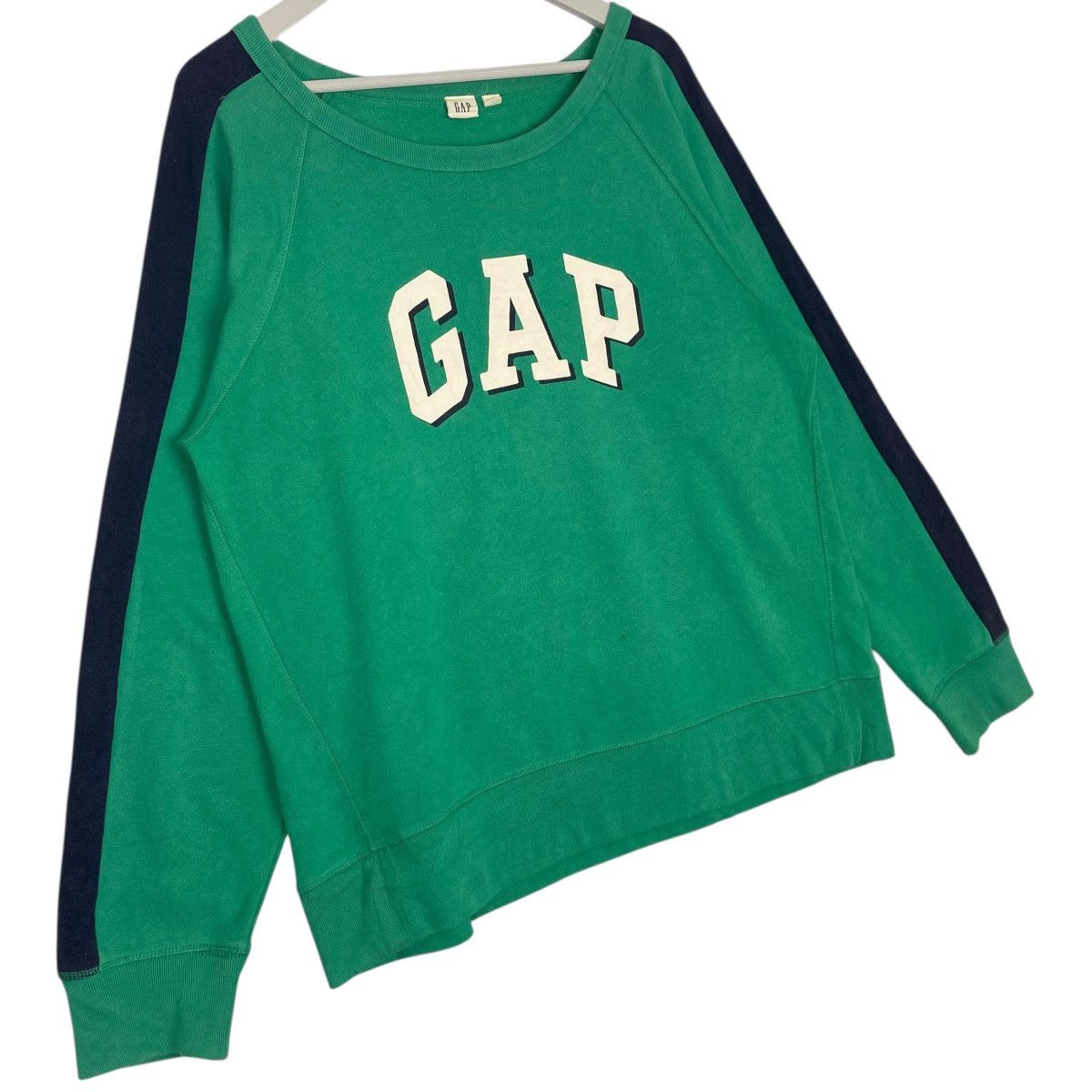 Other Vintage GAP Hoodie Big Logo Printed Green Size L Size US L / EU 52-54 / 3 - 3 Thumbnail