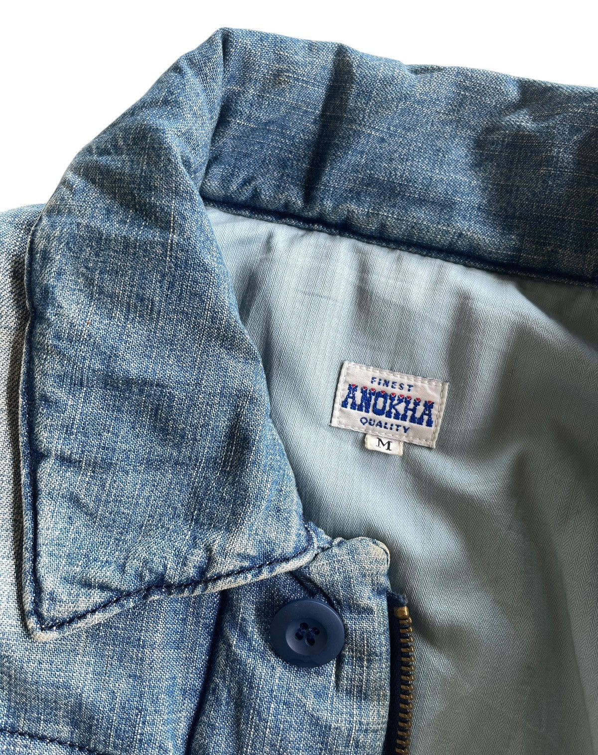 Japanese Brand Vintage Anokha Denim Down Jacket Size US M / EU 48-50 / 2 - 13 Thumbnail