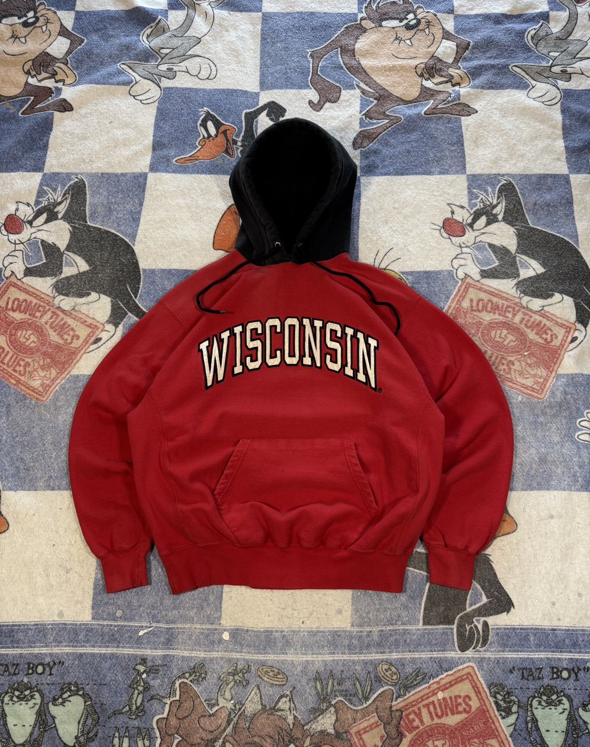Steve And Barrys Vintage Wisconsin badgers hoodie Size US L / EU 52-54 / 3 - 1 Thumbnail