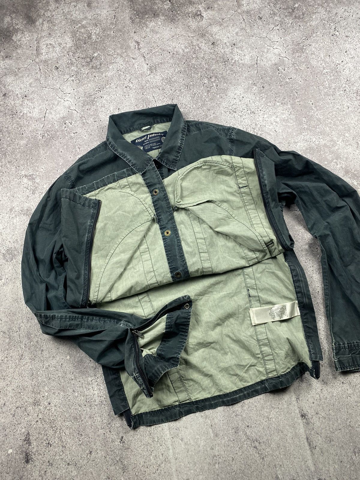 Diesel Avant Garde Diesel Junya Watanabe zip shirt Japan Arcival🔥 Size US XL / EU 56 / 4 - 5 Thumbnail