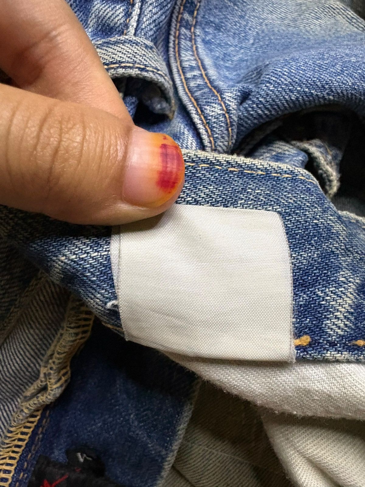WHIZ LIMITED Vintage Japanese Brand Selvedge Mud Wash Distress Baggy Jean Size US 32 / EU 48 - 12 Thumbnail