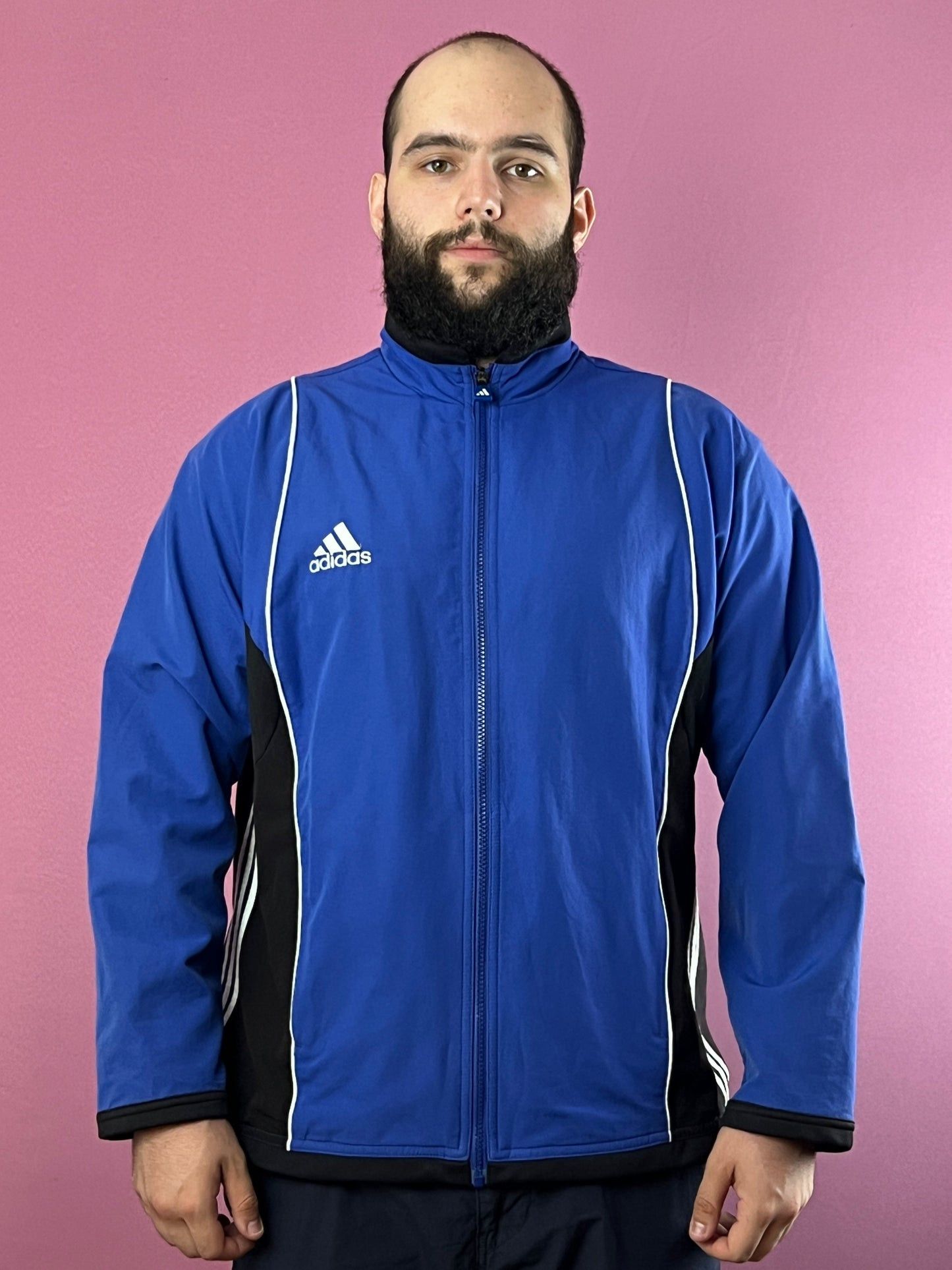 Adidas × Vintage 90s Adidas Vintage Men's Windbreaker Jacket - XL Size US XL / EU 56 / 4 - 2 Thumbnail
