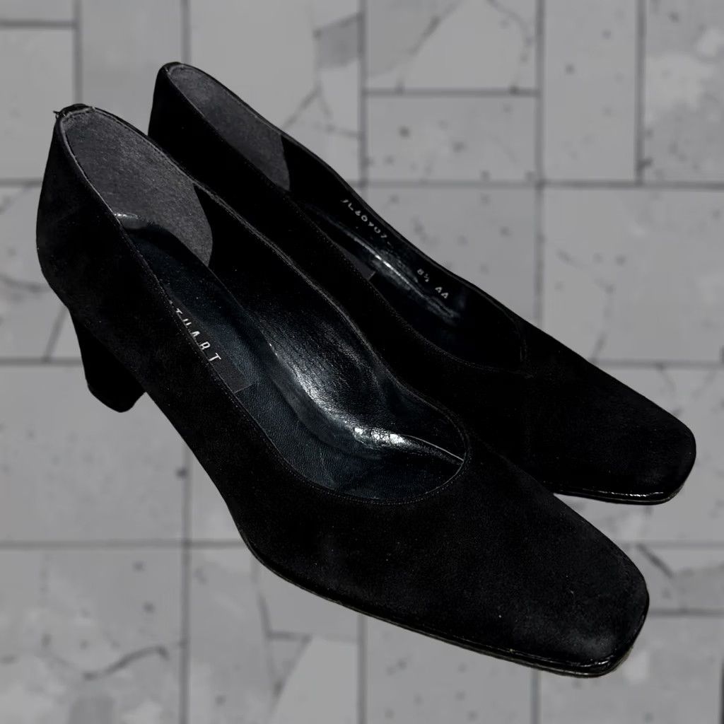 Stuart Weitzman Stuart Weitzman Heels Womens Size 8.5 AA Black Suede Size US 9 / IT 39 - 1 Thumbnail