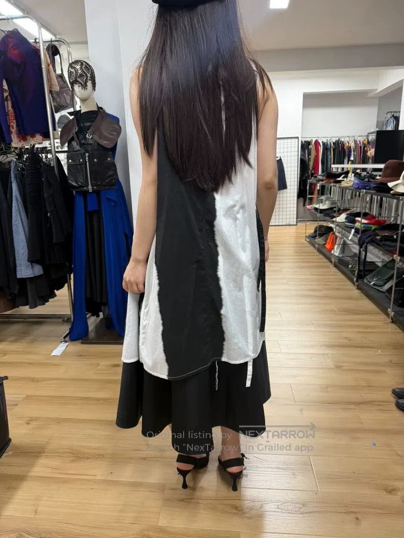 Ann Demeulemeester Ann Demeulemeester 36 ink-paneled double-button strap vest Size XXS / US 00 / IT 34 - 9 Thumbnail