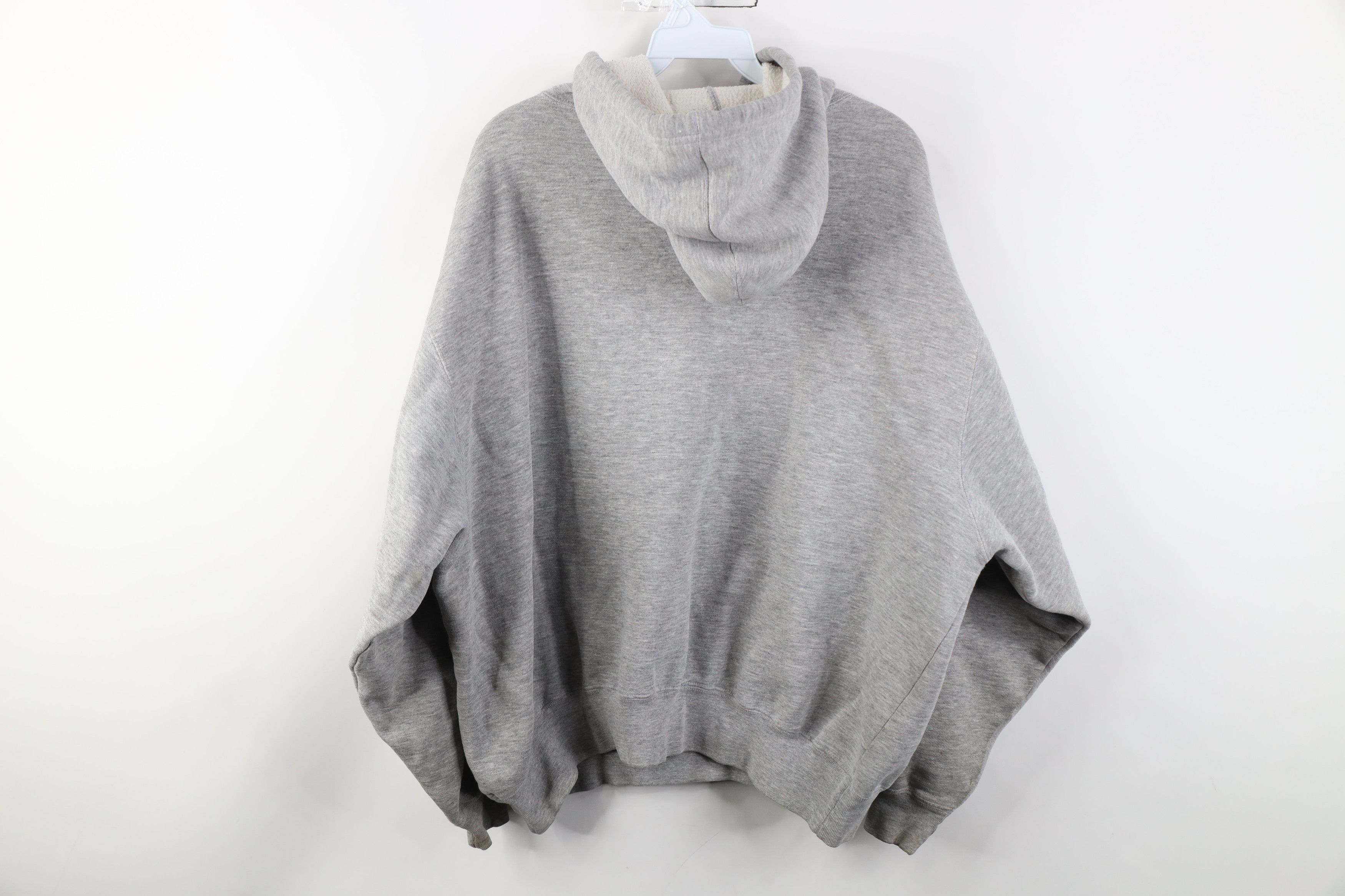 Vintage Vintage 90s Pepsi Co Spell Out Cropped Boxy Fit Hoodie Gray Size XL / US 12-14 / IT 48-50 - 11 Thumbnail