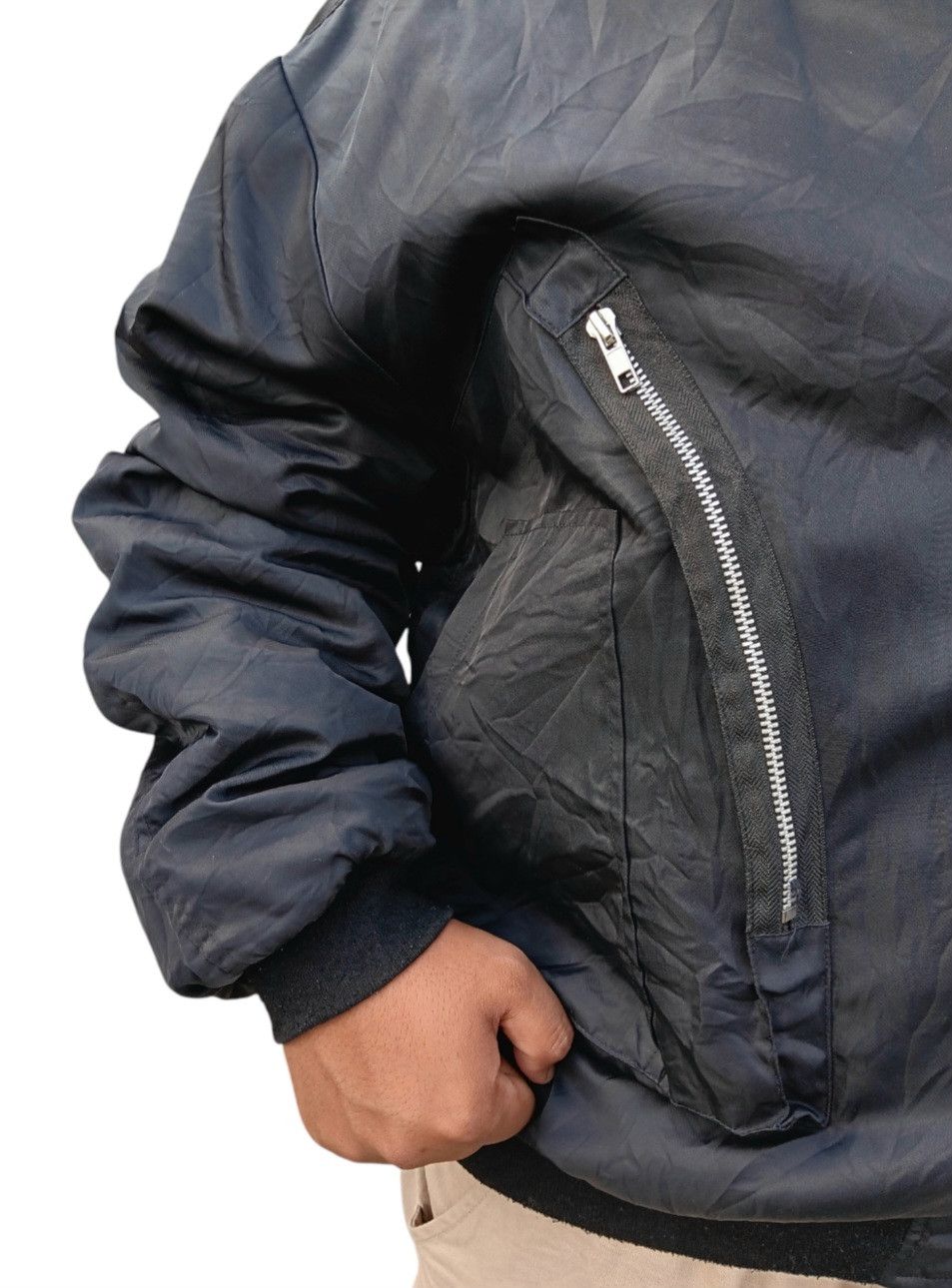 Japanese Brand 228 japan multi pocket nylon bomber jacket Size US XXL / EU 58 / 5 - 8 Thumbnail