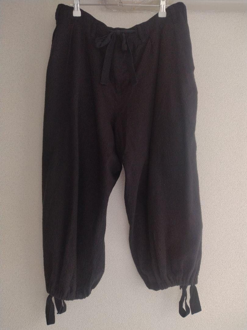 Yohji Yamamoto Pour Homme/Wool/Black Balloon Pants