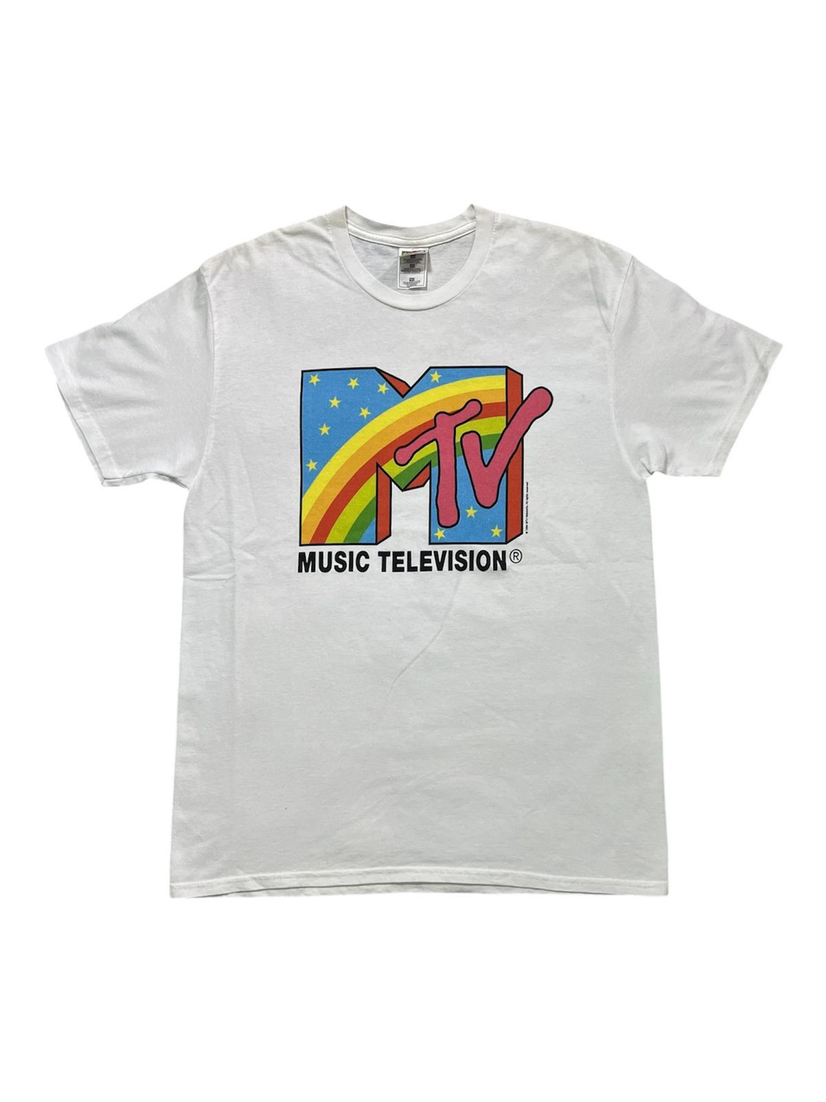 Mtv Vintage Mtv Classic Logo Rainbow 1994 Size US L / EU 52-54 / 3 - 1 Thumbnail